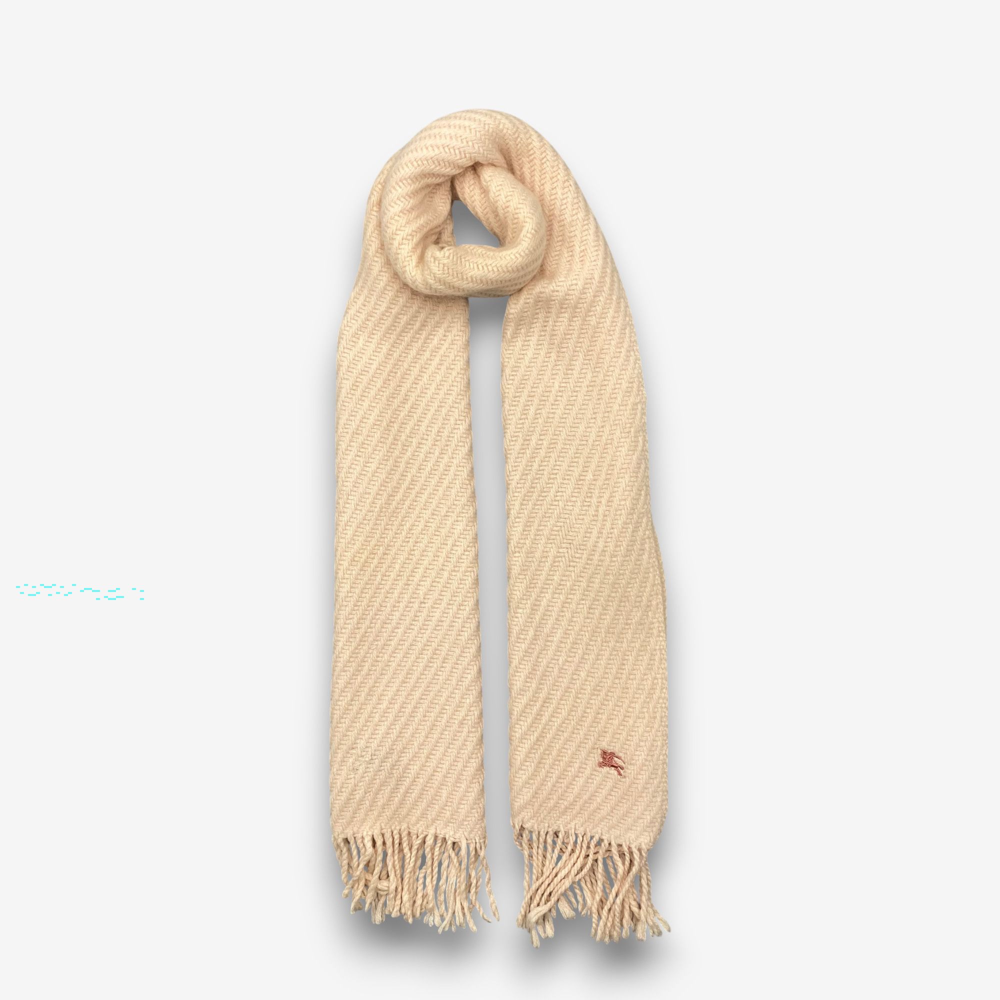 Burberry Vintage Burberry Scarf Muffler Wool Ribbed Knit Scarves Size ONE SIZE - 1 Thumbnail