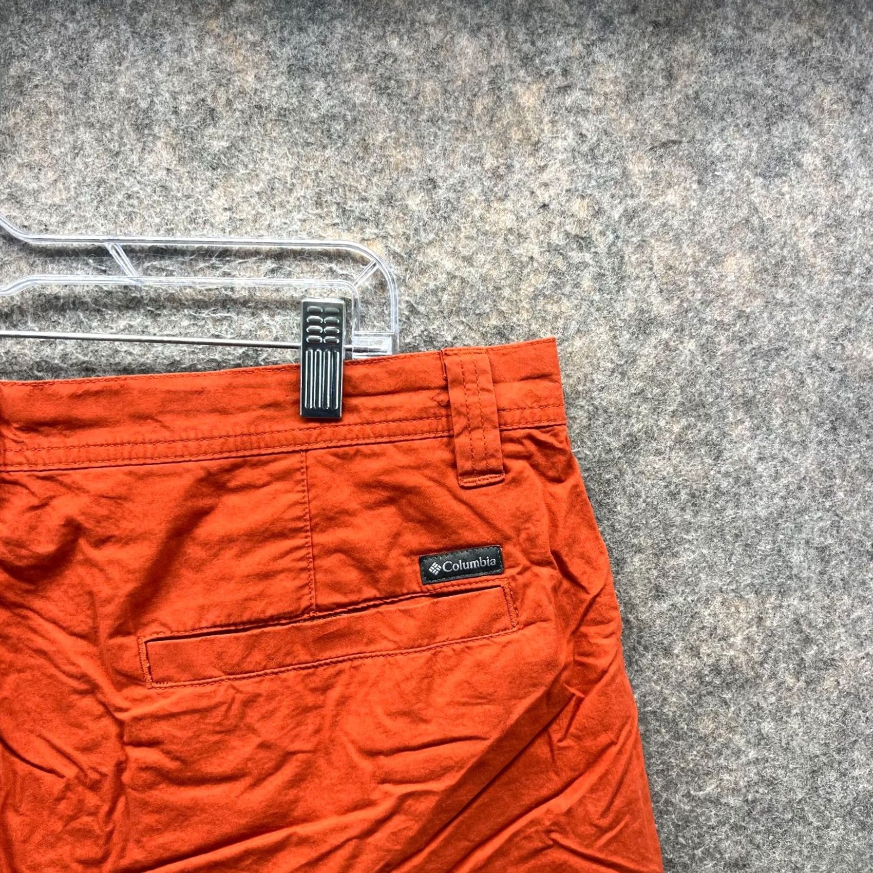 Vintage VINTAGE Columbia Shorts Mens 36 Chino Flat Front Button Orange Outdoor Casual Travel Summer Mens Size US 36 / EU 52 - 6 Thumbnail