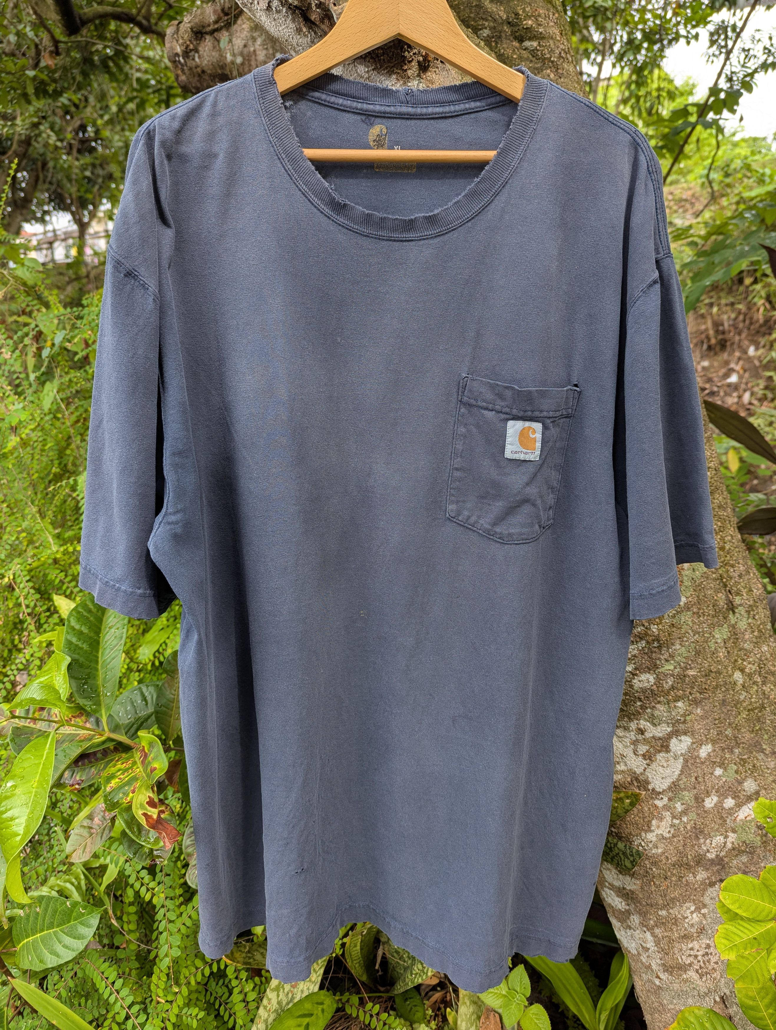 Carhartt Thrashed Carhartt Sunfaded Tshirt Size US XL / EU 56 / 4 - 1 Thumbnail