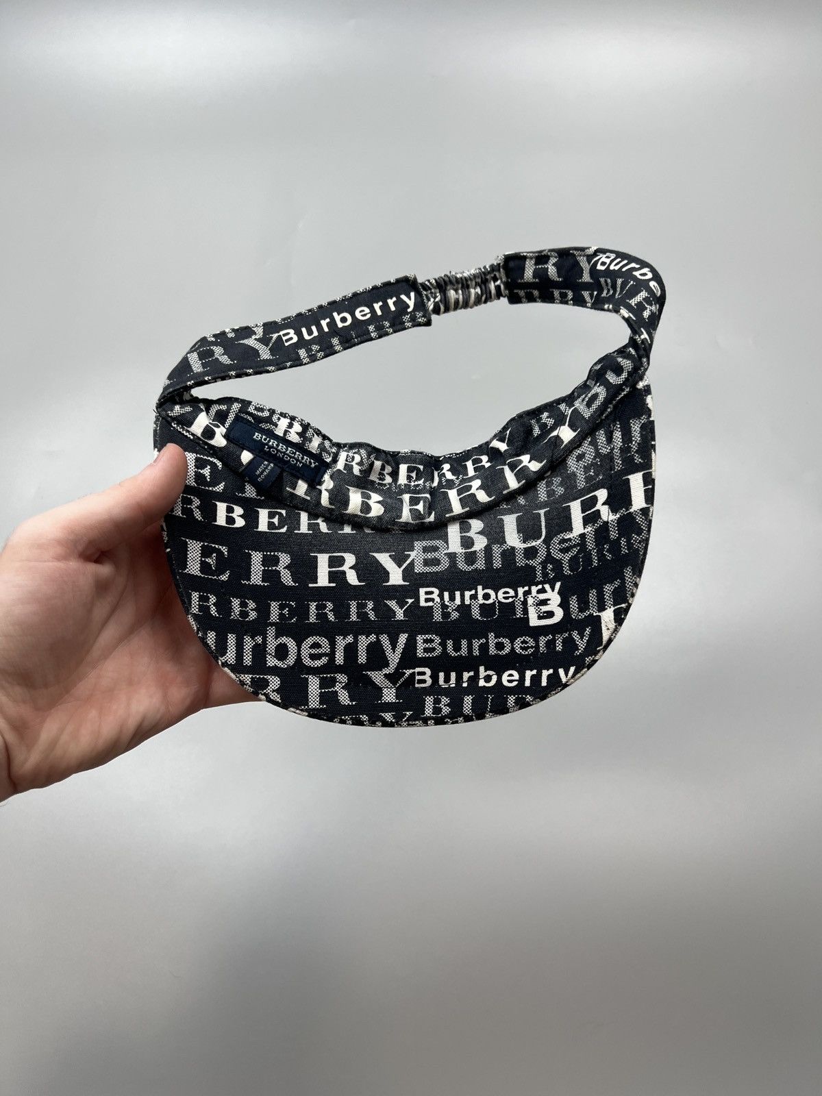 Burberry Burberry Vintage Visor Cap (Y0473) Size ONE SIZE - 6 Thumbnail
