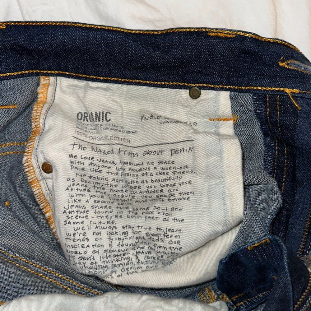 Nudie Jeans Nudie Jeans Co Dark Jeans Men's Size 32x34 Size US 32 / EU 48 - 4 Thumbnail