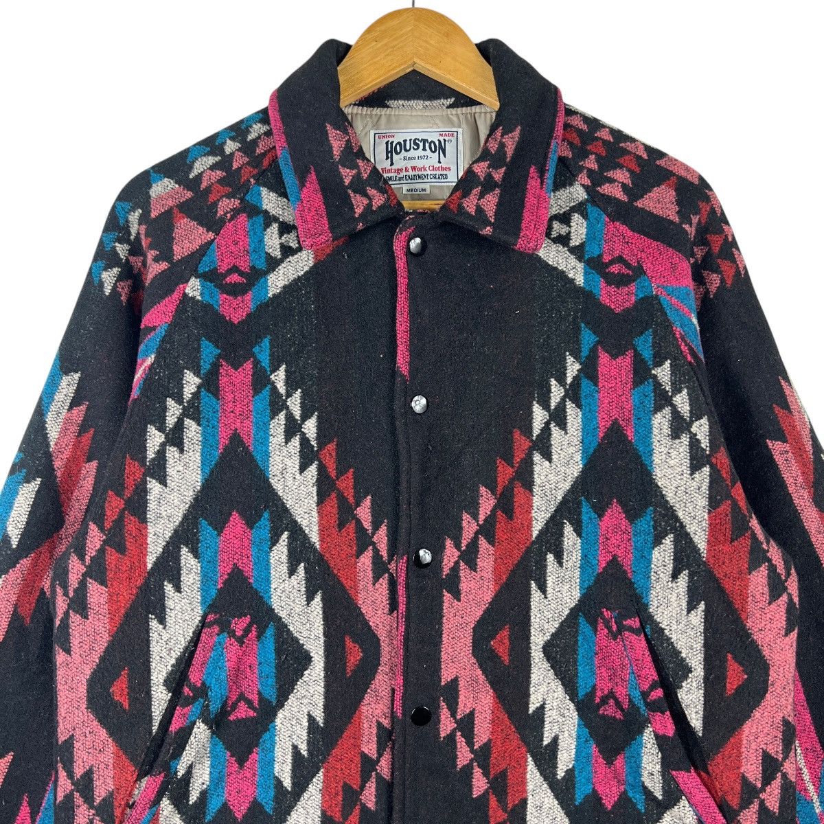 Japanese Brand Vintage Houston Union Made Navajo Aztec Native Motive Jacket Size US M / EU 48-50 / 2 - 5 Thumbnail