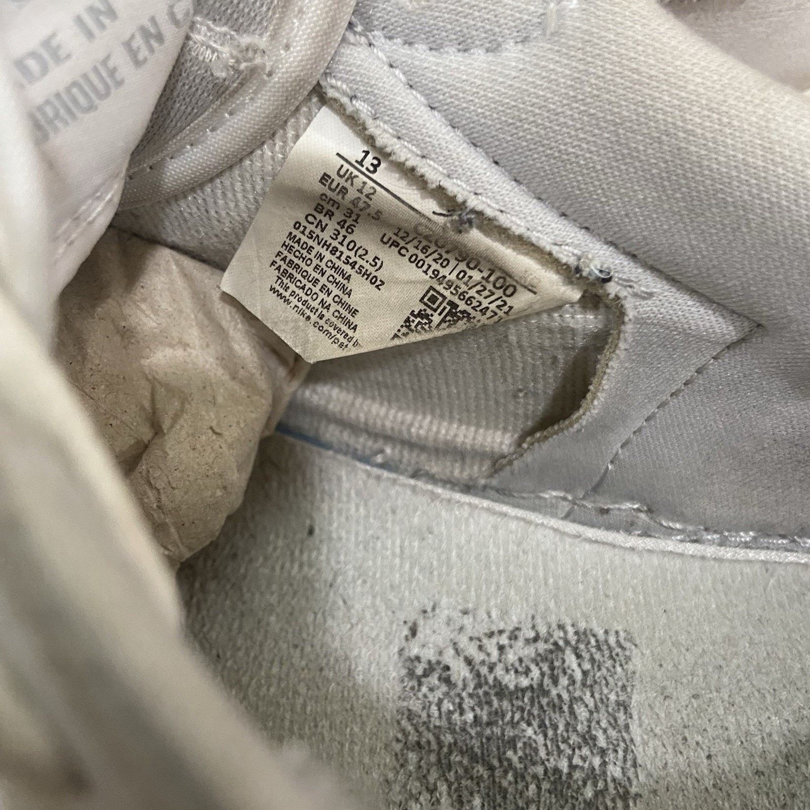 Nike Nike Air Jordan 1 Retro '85 OG Low Neutral Grey Size 13 Size US 12 / EU 45 - 4 Thumbnail
