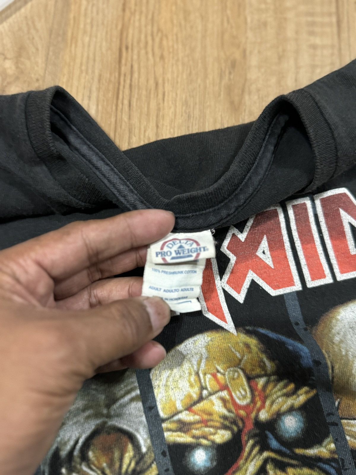 Iron Maiden × Vintage VINTAGE IRON MAIDEN TSHIRT Size US L / EU 52-54 / 3 - 2 Thumbnail