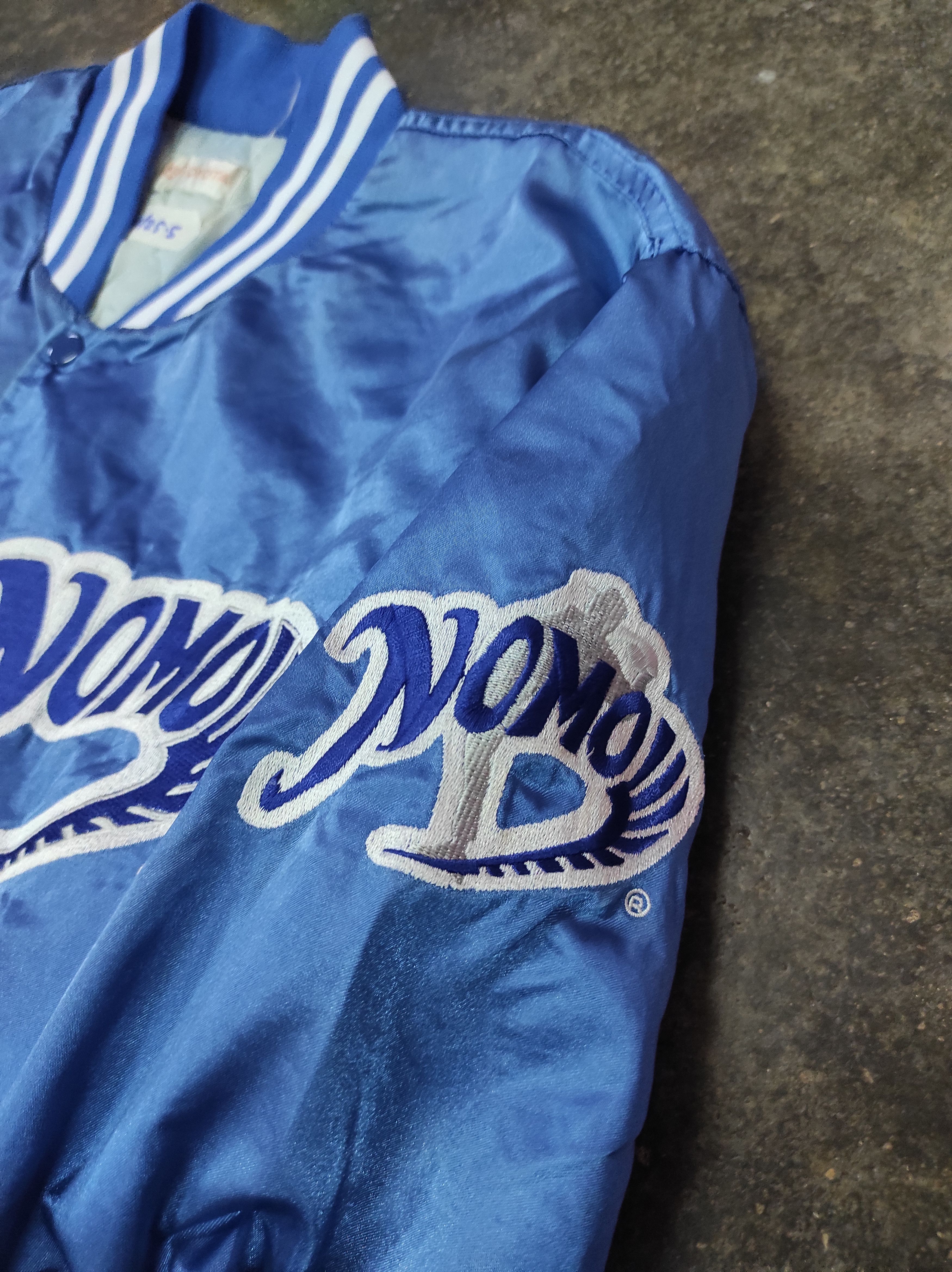Japanese Brand × MLB TOYOTA NOMO 90's BASEBALL VARSITY JACKET Size US L / EU 52-54 / 3 - 8 Thumbnail