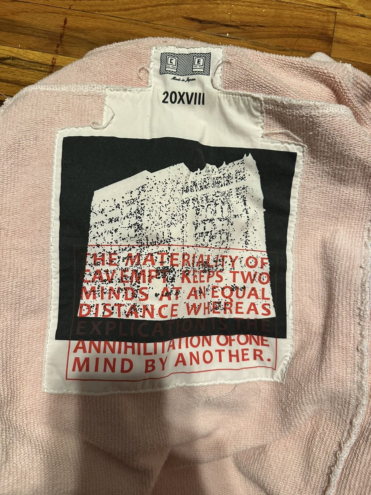 Cav Empt Cav Empt EMPT Panel Hoodie Size US M / EU 48-50 / 2 - 5 Thumbnail