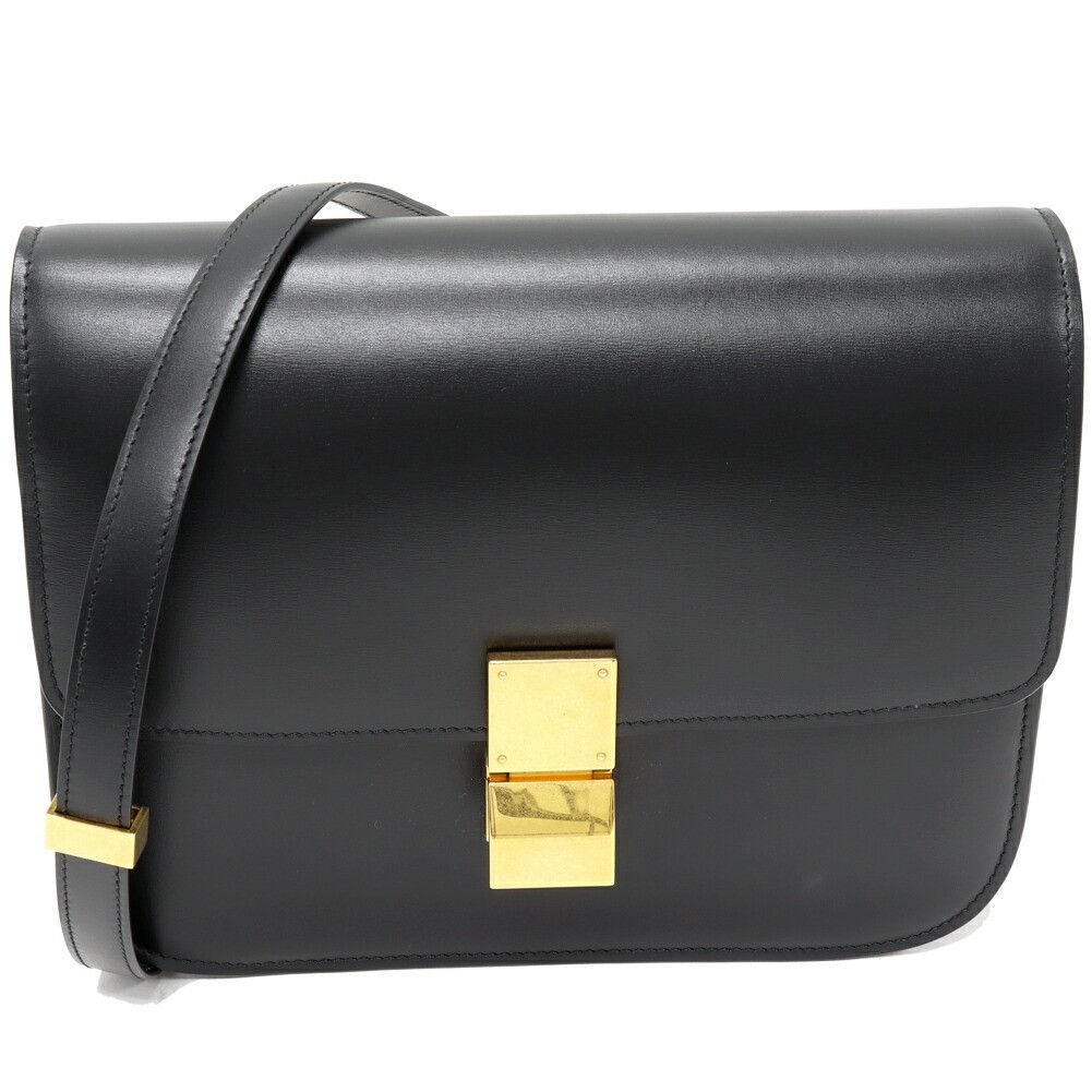 Celine Celine Celine Classic Box Calf 2way Shoulder Bag Leather Shoulder Bag 164173DLS.38NO DUTY FREE for USA Size ONE SIZE - 1 Thumbnail