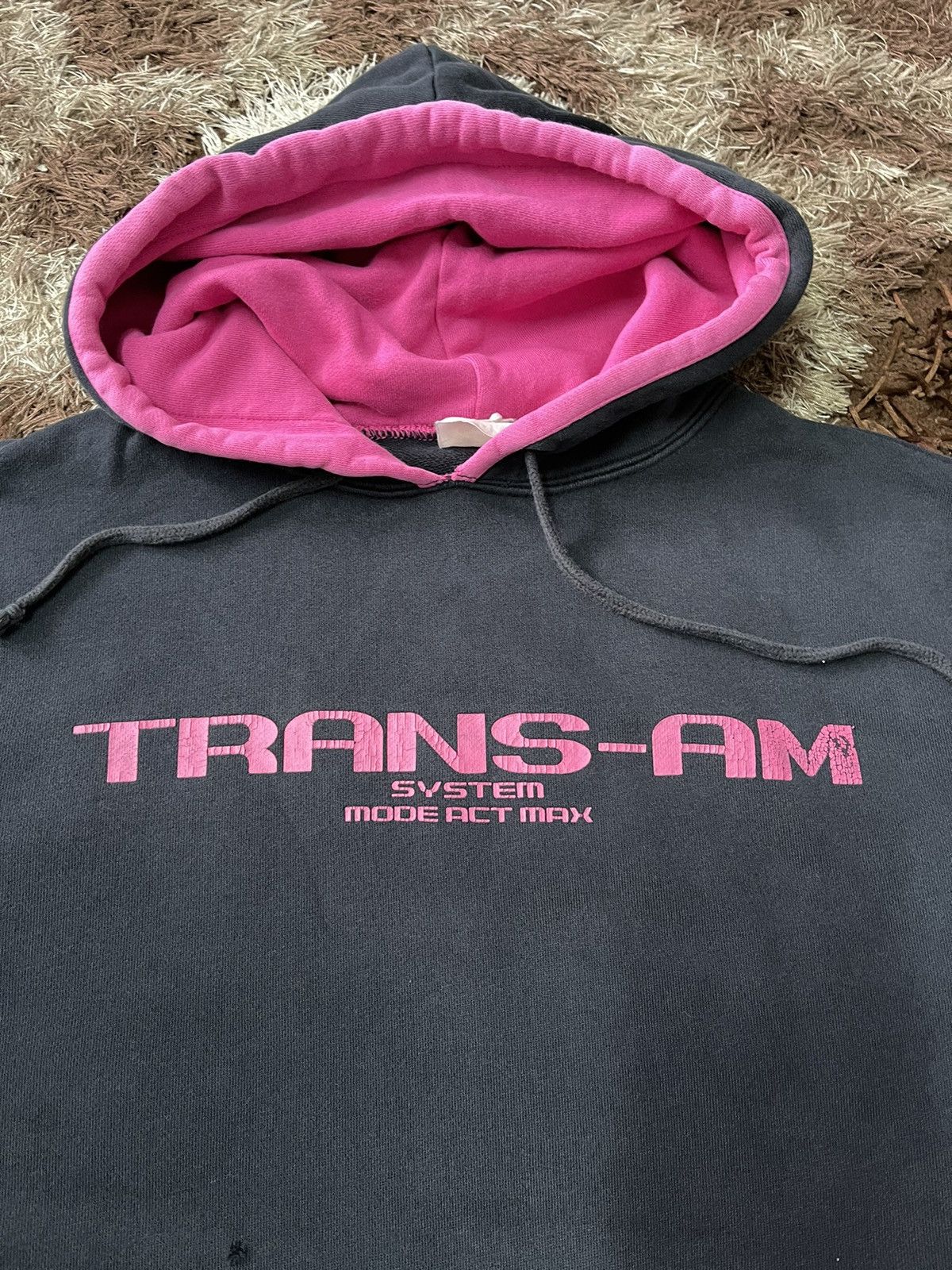 Anime GUNDAM 00 TRANS-AM PARKA BLACK X TROPICAL PINK TEE Size US M / EU 48-50 / 2 - 4 Thumbnail