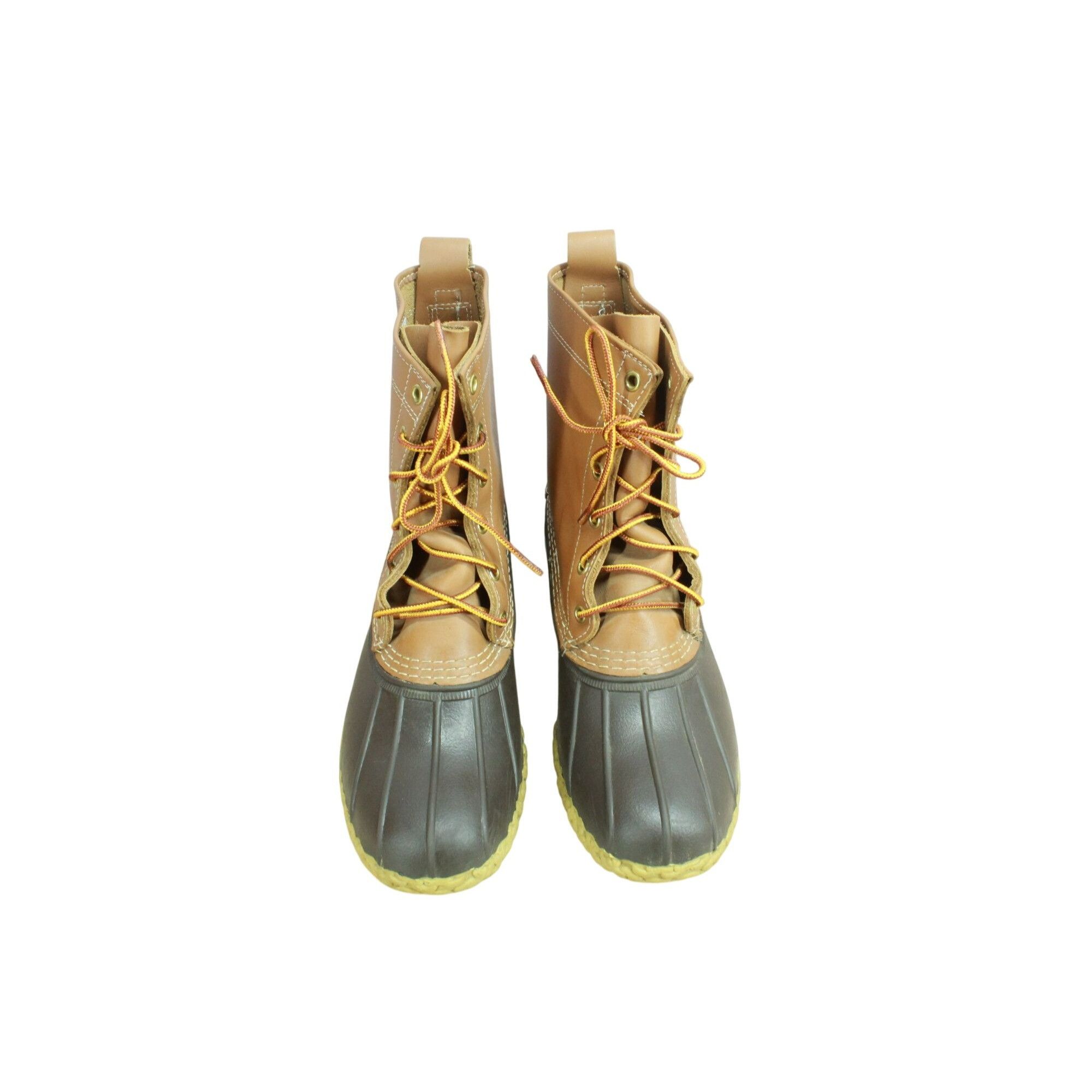 L.L. Bean × Leather LL Bean Women's Leather Insulated Mid Calf Duck Boots Size US 8 / IT 38 - 5 Thumbnail