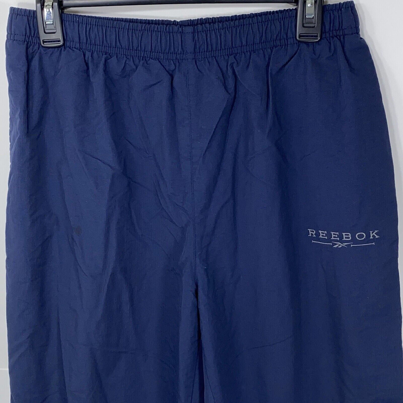 Reebok Vintage Reebok Medium Windbreaker Blue Track Pants Pants Size US 32 / EU 48 - 2 Thumbnail