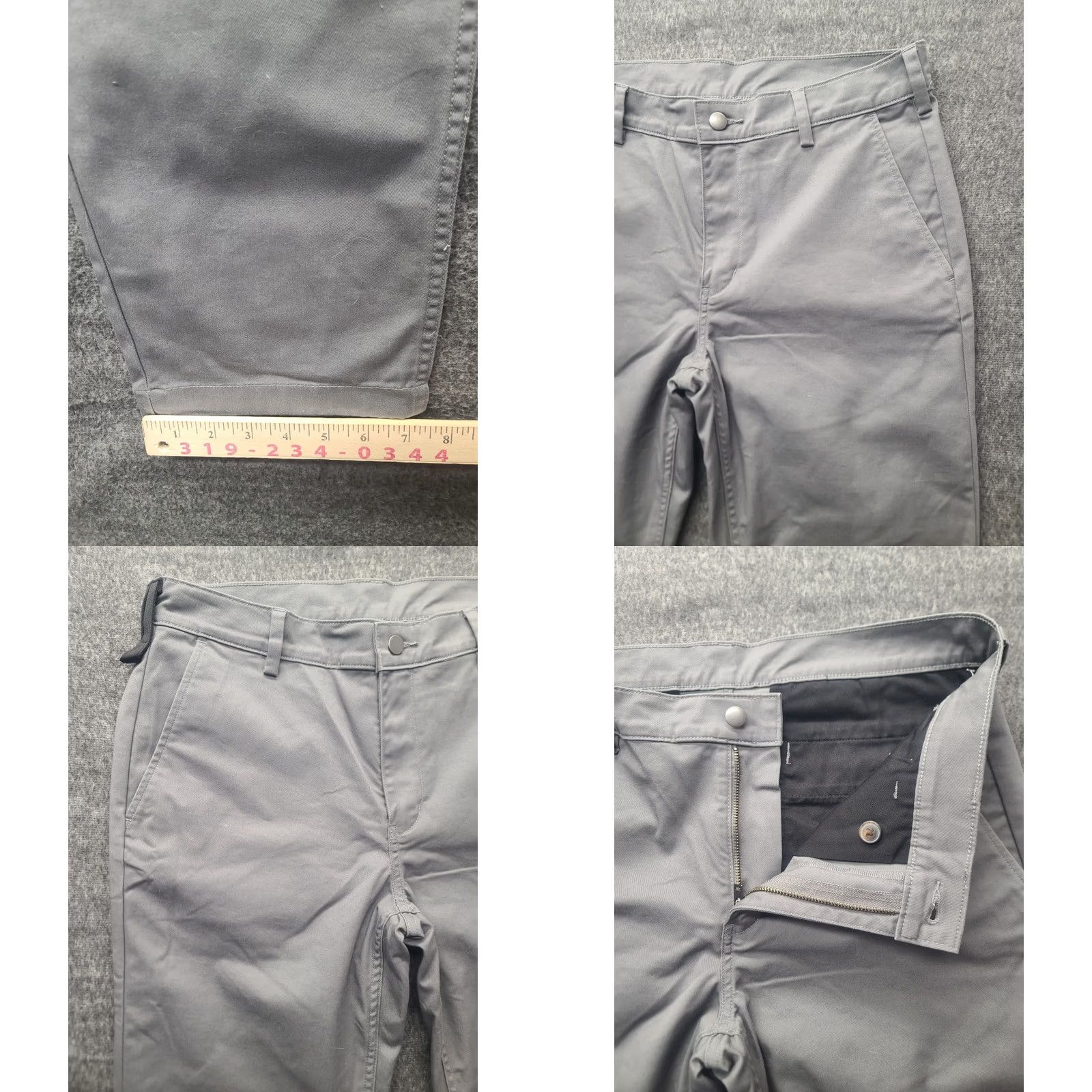 Vintage Duluth 40 Grit Khaki Pants Mens 34x34 Slim Straight Leg Flex Twill Shirt Pants? Size US 34 / EU 50 - 8 Thumbnail