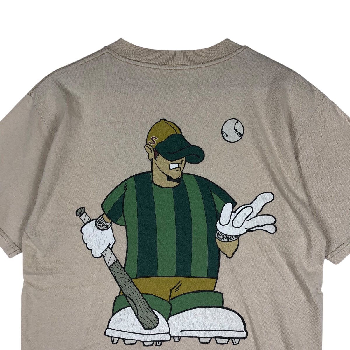 Vintage STYMIE Baseball Streetwear Vintage T-Shirt Size US XL / EU 56 / 4 - 4 Thumbnail