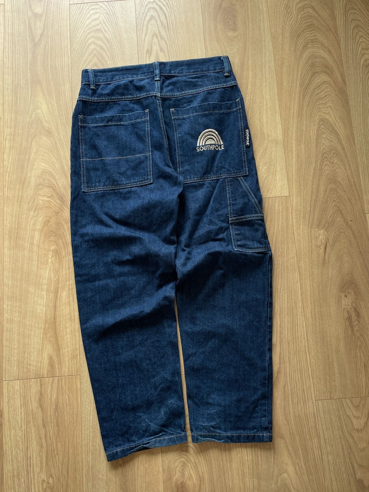 Southpole Vintage crazy Y2K southpole baggy denim hip hop jeans pants Size US 31 - 1 Thumbnail