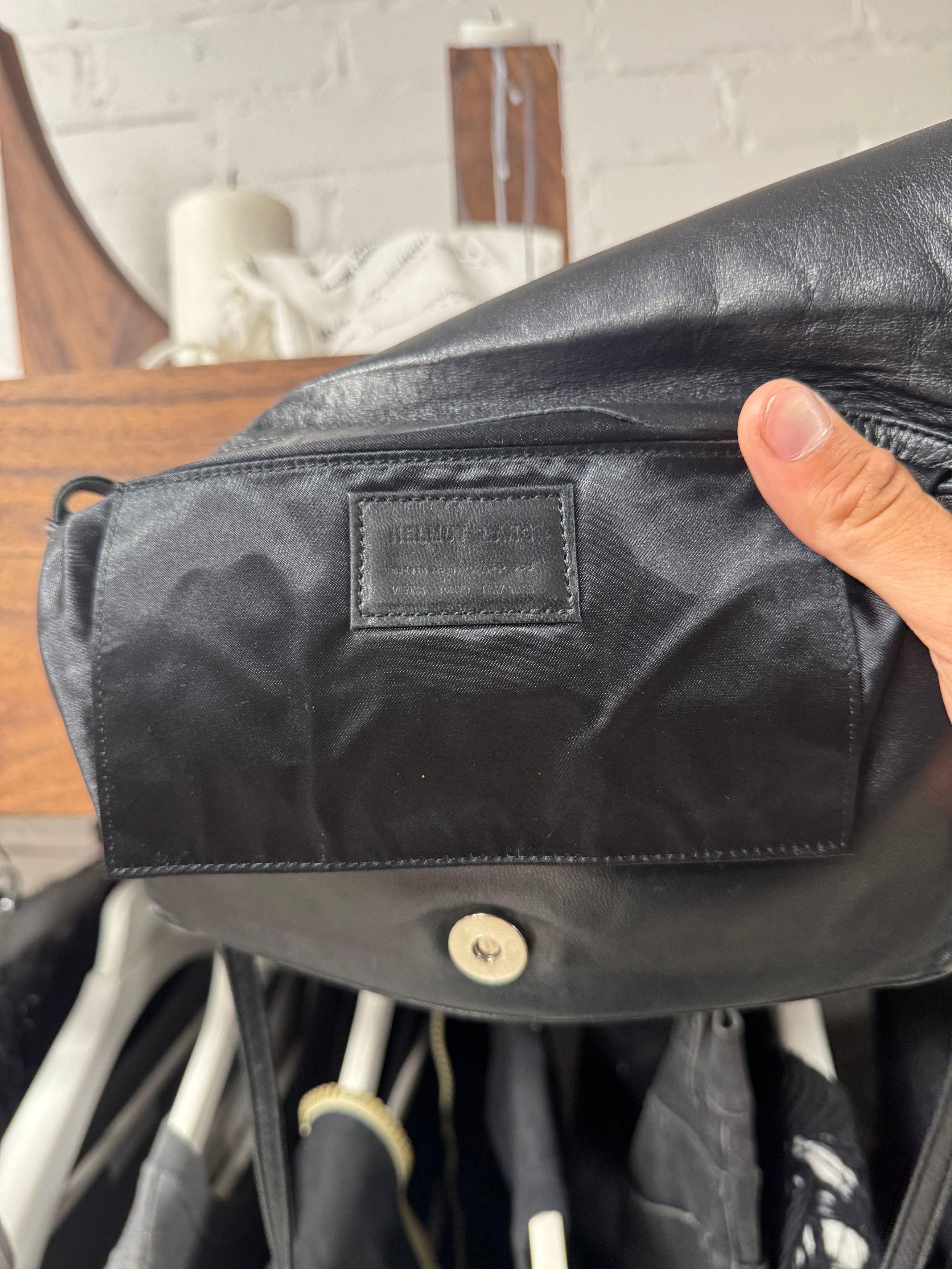 Helmut Lang Vintage OG Helmut Lang Lambskin Leather Shoulder Bag Size ONE SIZE - 5 Thumbnail