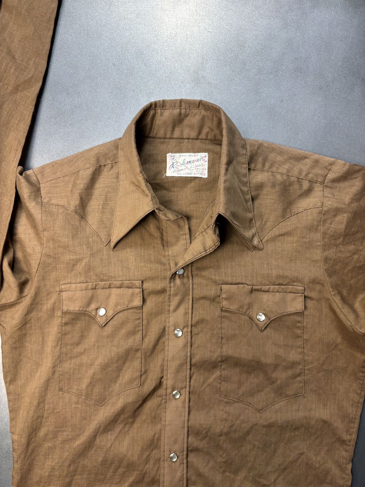 Cowboy Equipment × Rockmount Ranch Wear × Vintage 1960s Western Shirt Vintage Rockmount Ranchwear Snap Button Size US S / EU 44-46 / 1 - 14 Thumbnail