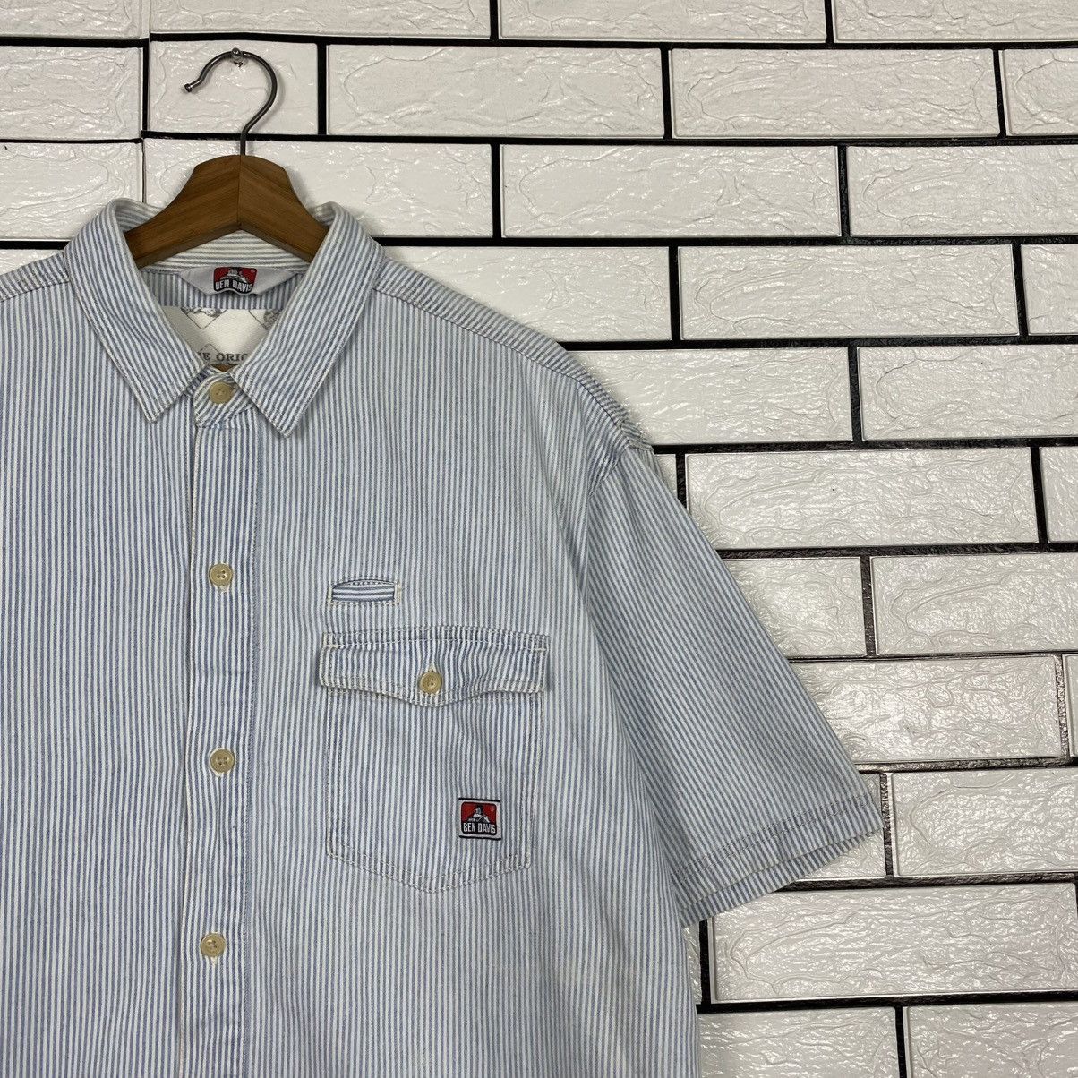 Ben Davis 🔥VINTAGE HICKORY CHORE JACKET STRIPED BEN DAVIS Size US XL / EU 56 / 4 - 7 Thumbnail