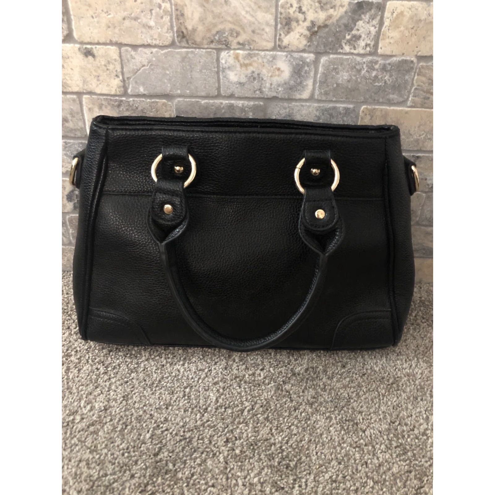 VINTAGE The Danbury Mint Personalized Initial Handbag E.T. Black Crossbody Women XS Crossbody Bags?