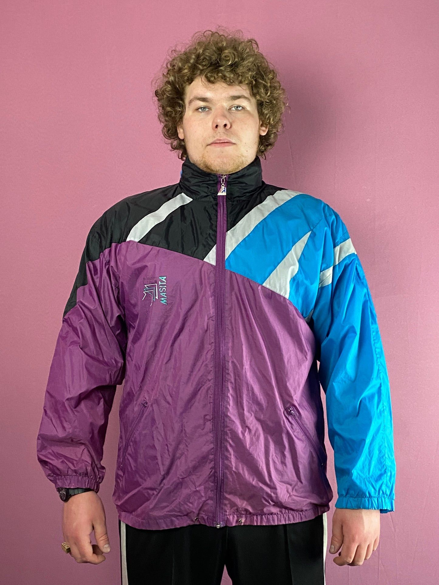 Other 90s Masita Profi Line Vintage Mens Windbreaker Rain Jacket L Size US L / EU 52-54 / 3 - 2 Thumbnail