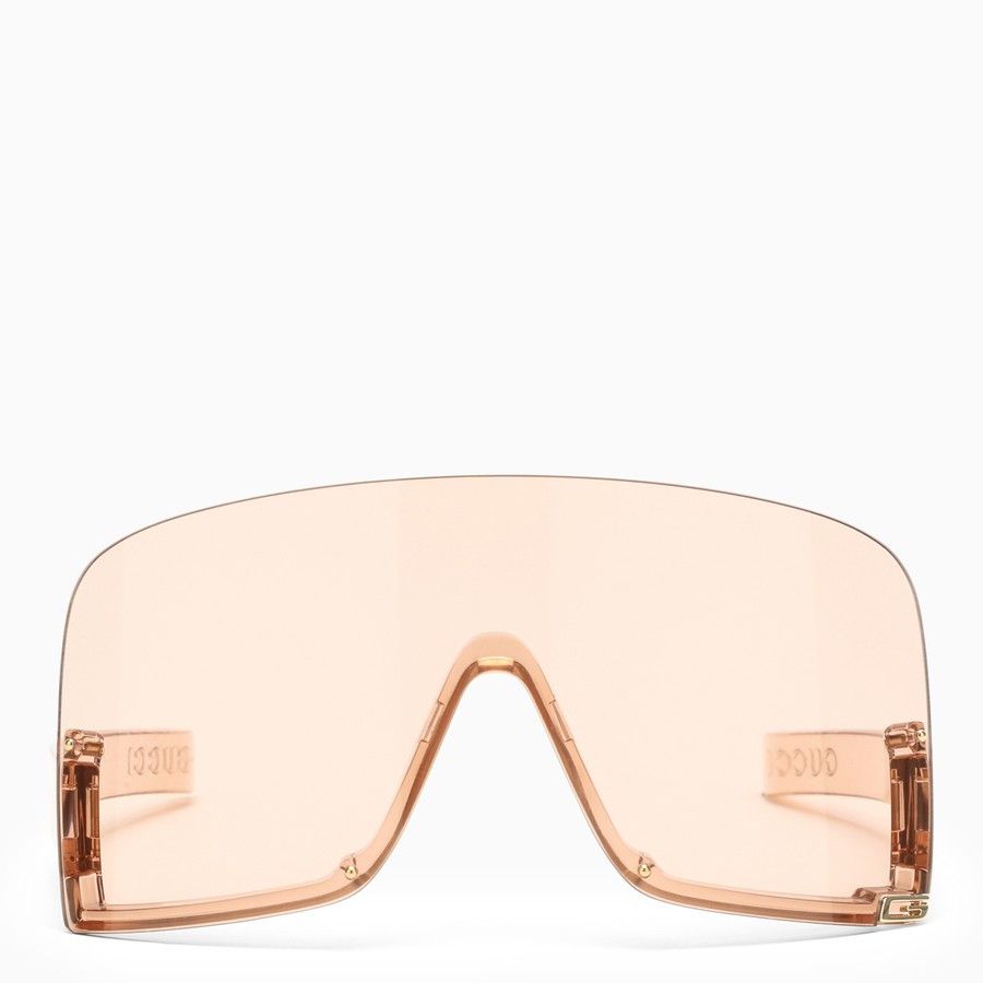 Gucci o1d2blof0824 Size: OS / Masked Sunglasses in Pink Size ONE SIZE - 1 Thumbnail