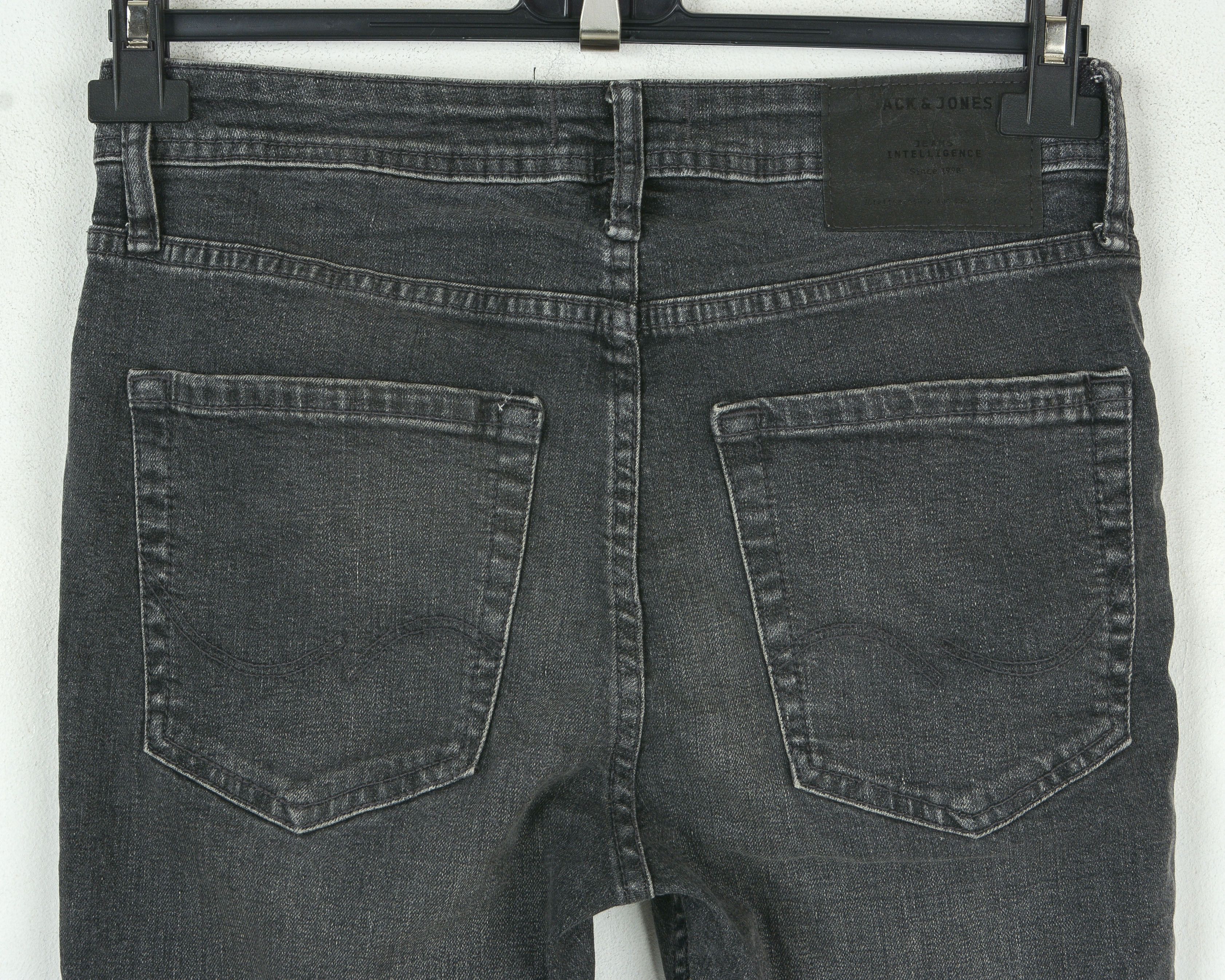 Jack & Jones Liam W29 L32 Skinny Classic Jeans Denim Pants Trousers Grey Size US 29 - 4 Thumbnail