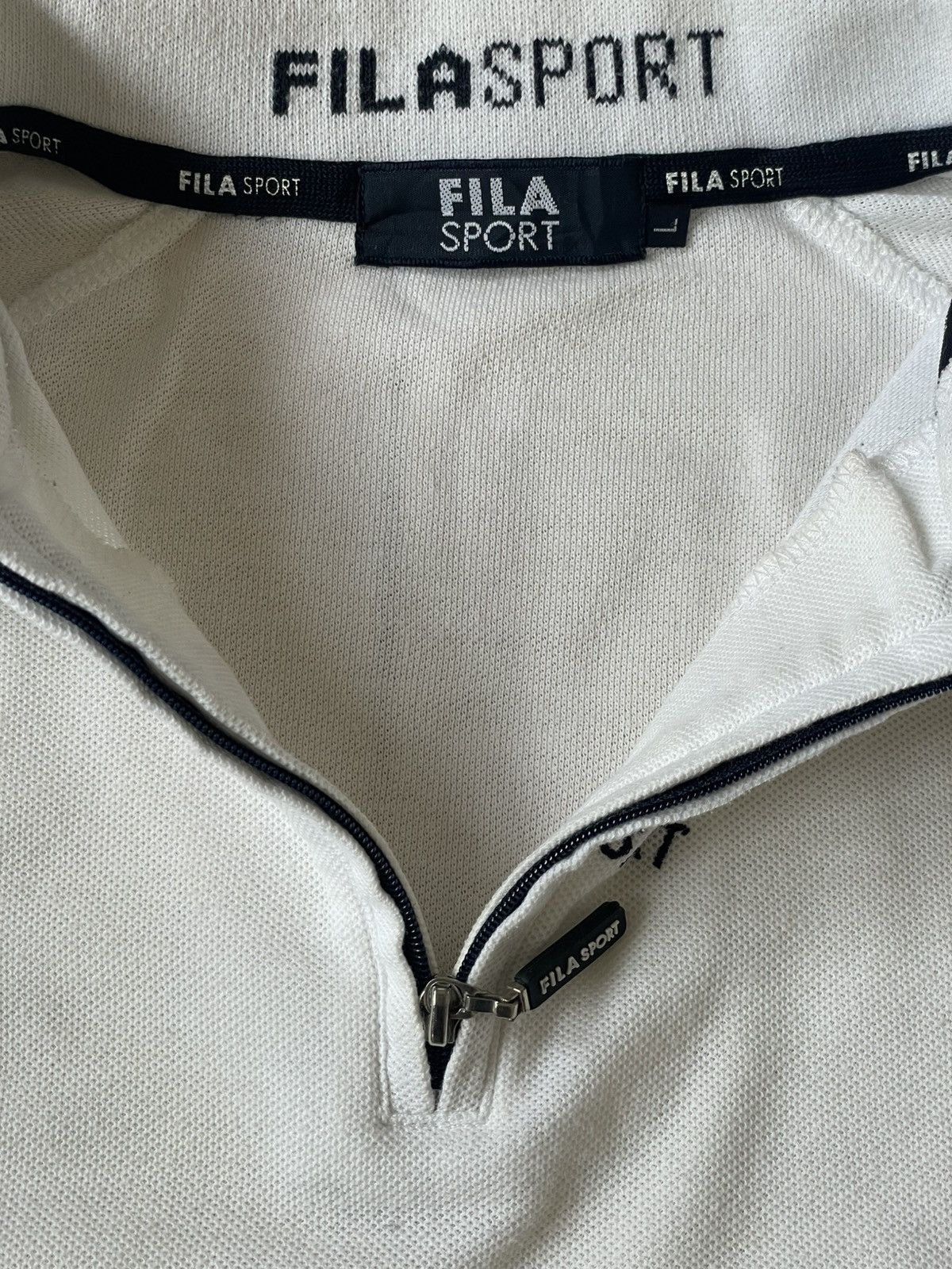 Fila × Vintage VINTAGE FILA SPORT HALF ZIPPER T-SHIRT Size US L / EU 52-54 / 3 - 3 Thumbnail