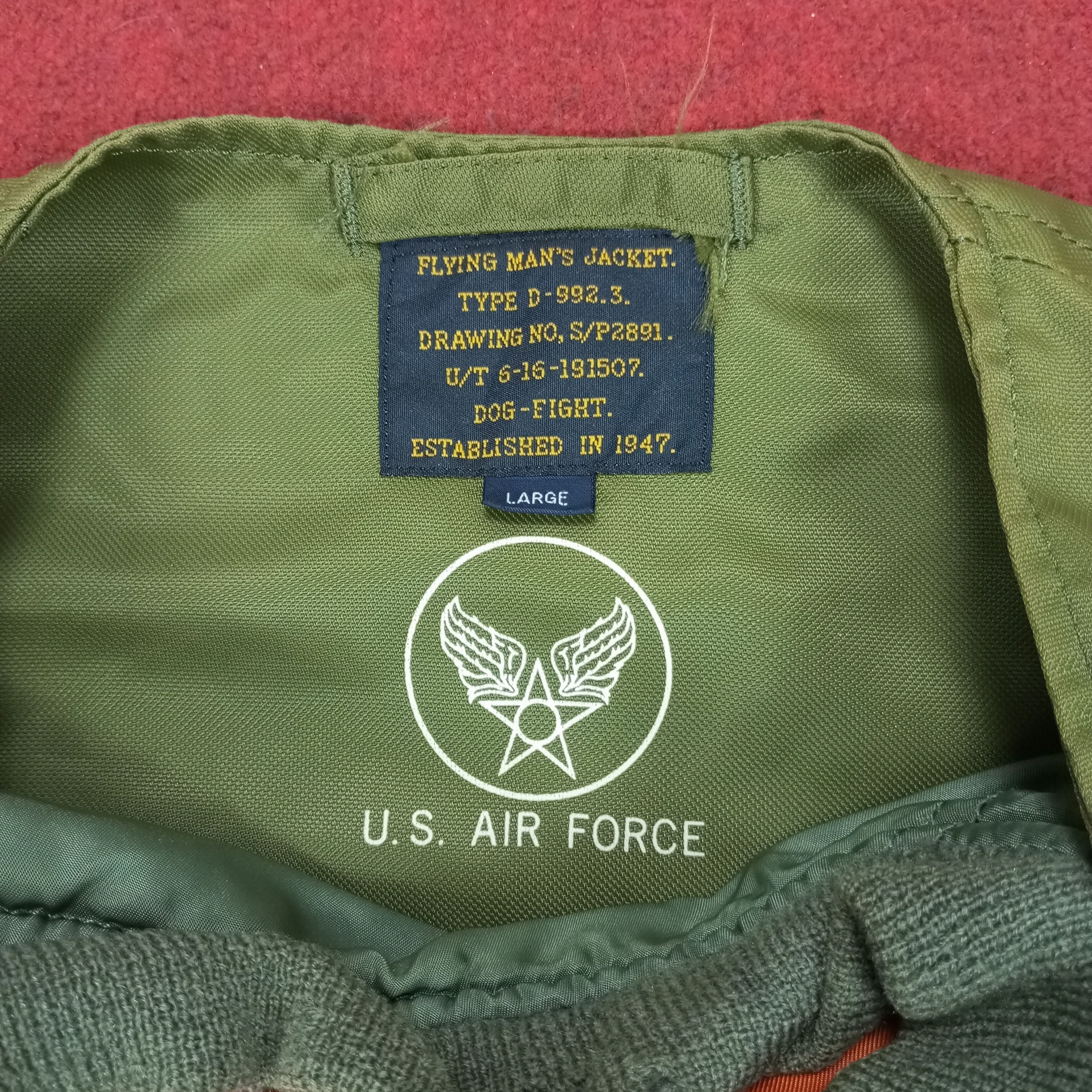 Vintage Us Air Force Bomber Jacket Style Size US L / EU 52-54 / 3 - 8 Thumbnail
