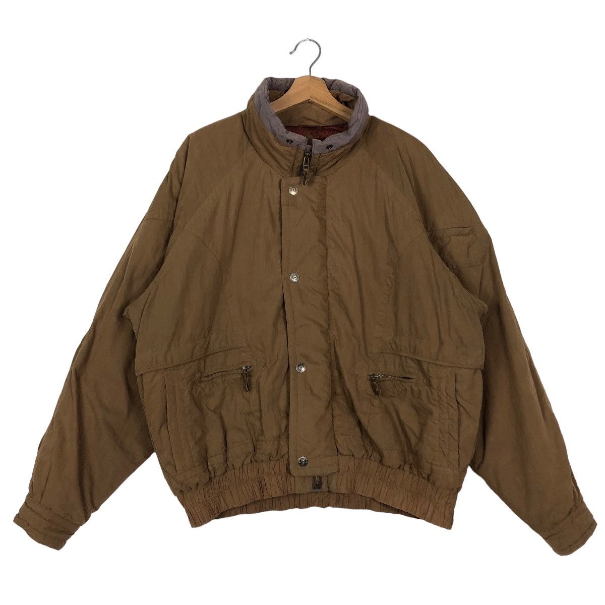 Japanese Brand Vintage Light Puffer Down Bomber Jacket Menlo’s Modes Japan Size US M / EU 48-50 / 2 - 1 Thumbnail