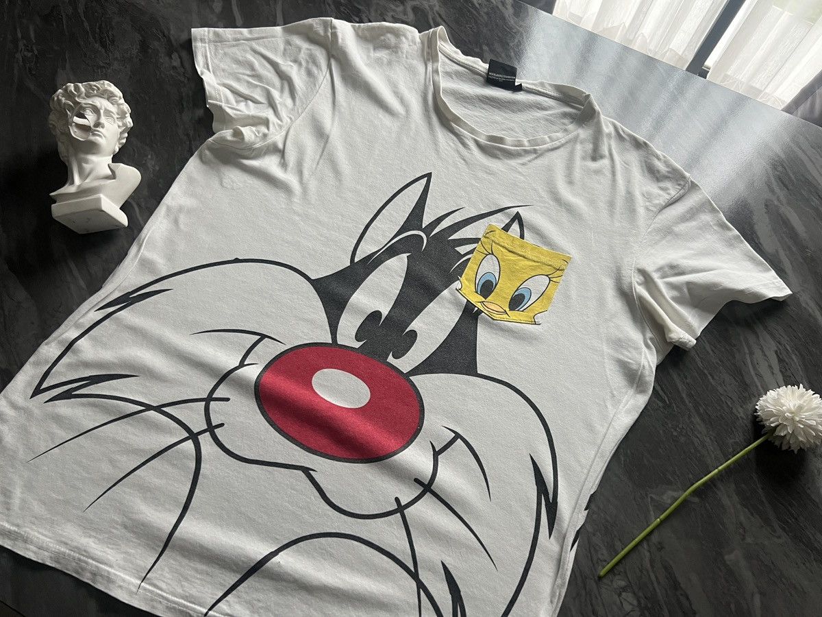 Warner Bros Warner Bros : Looney Tune Sylvester Tweety Double Side Size US XL / EU 56 / 4 - 1 Thumbnail