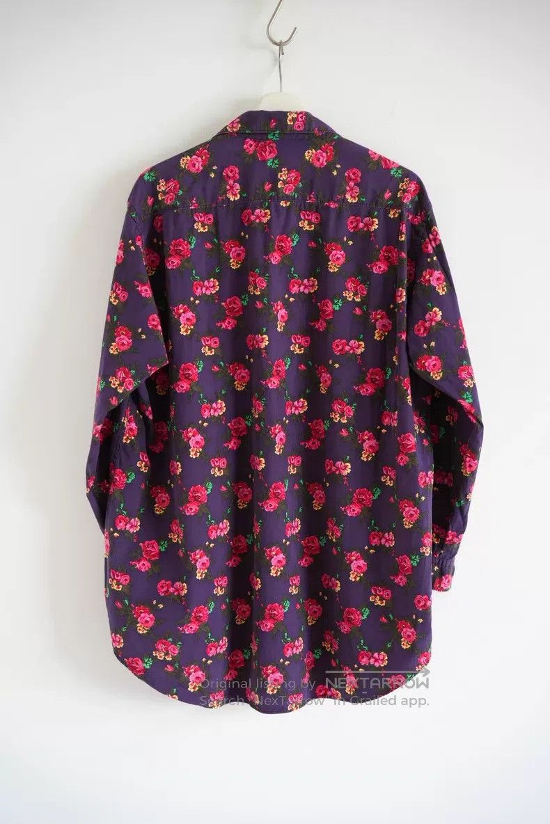 Yohji Yamamoto Yohji Yamamoto size os 90s Rose Full Print Floral Shirt Size US M / EU 48-50 / 2 - 2 Thumbnail