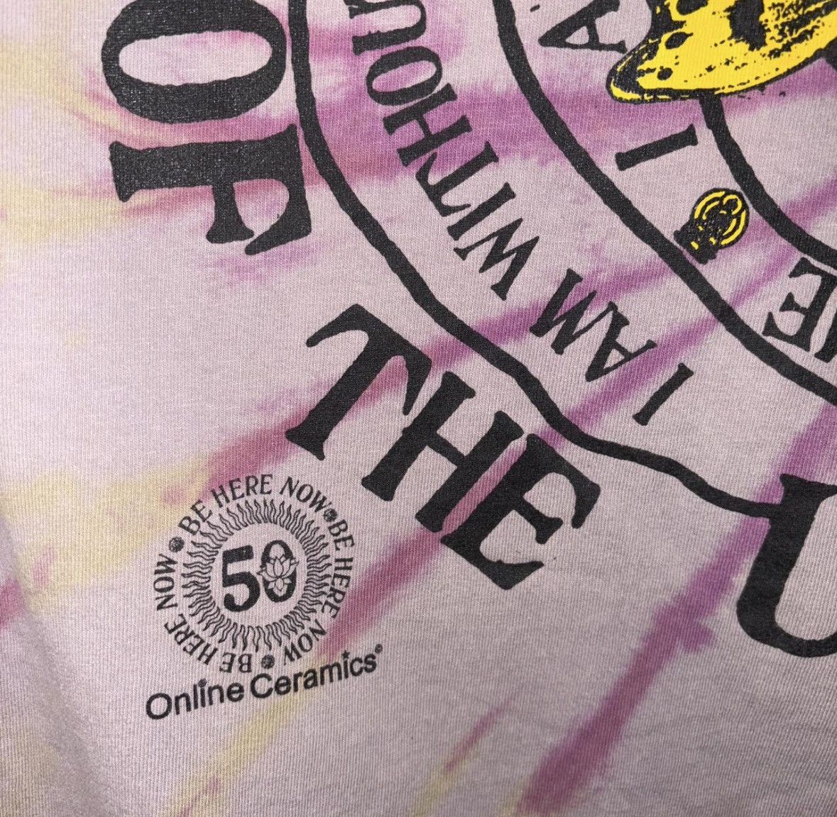 Online Ceramics Online Ceramics Ram Dass Be Here Now T Shirt XL Tie Dye Size US XL / EU 56 / 4 - 3 Thumbnail