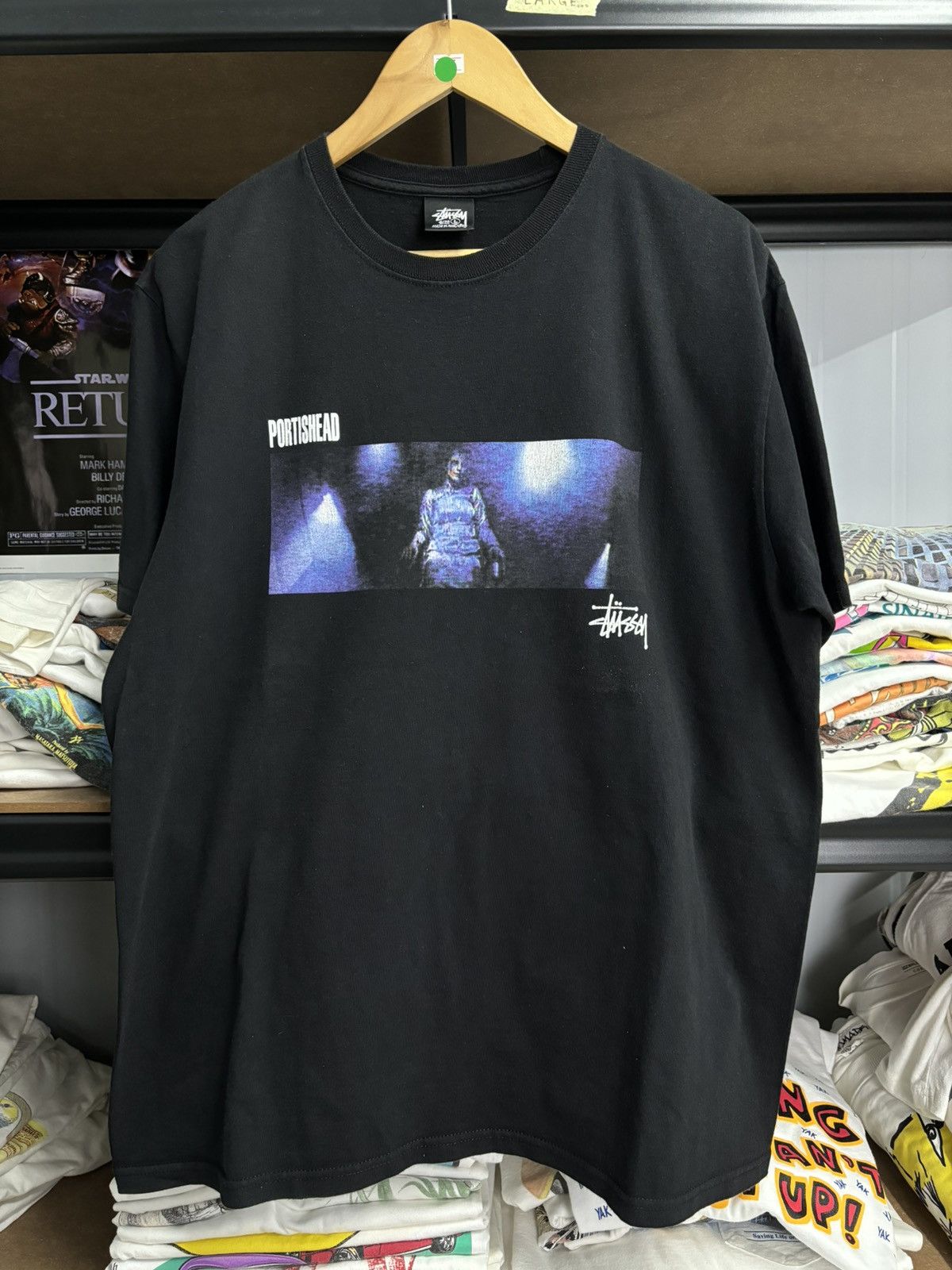 Band Tees × Stussy RARE! Portishead X Stussy 2022 Drop Very Good Size Size US L / EU 52-54 / 3 - 2 Thumbnail