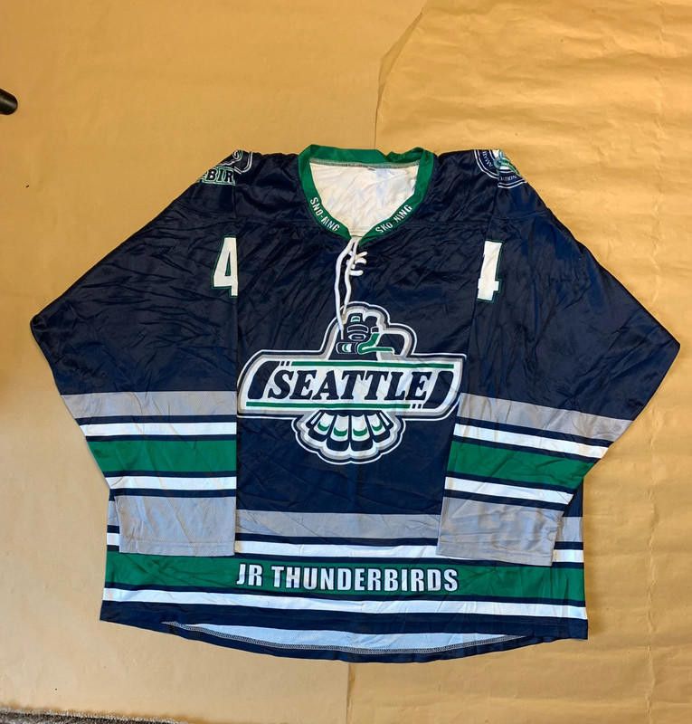 NHL Seattle Jr Thunderbirds Jersey Hockey Adult Xxl # 4 Oliver Size US XXL / EU 58 / 5 - 1 Thumbnail