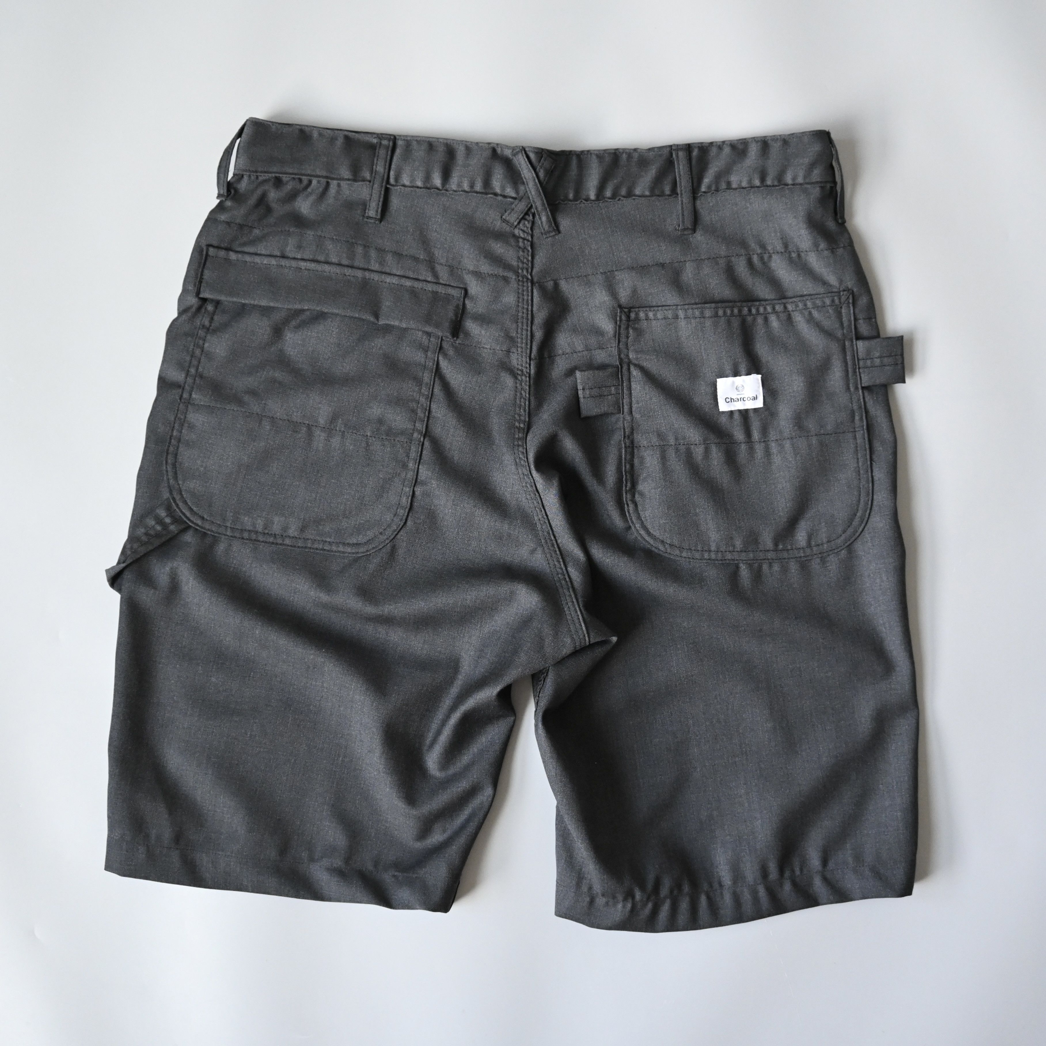 Engineered Garments UNUSED, Engineered Garments Painter Shorts, Charcoal wool, S Size US 34 / EU 50 - 3 Thumbnail
