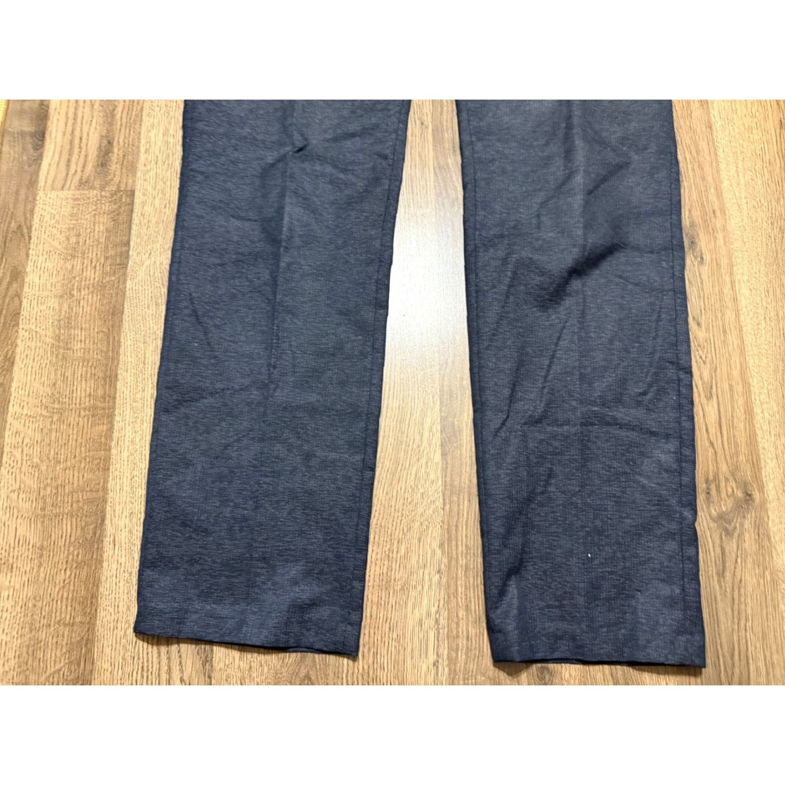 Banana Republic Banana Republic Pants Men's 33x32 Black Dress Pants Slim Fit Flat Front Straight Dressy Casual Preppy Size US 33 - 3 Thumbnail