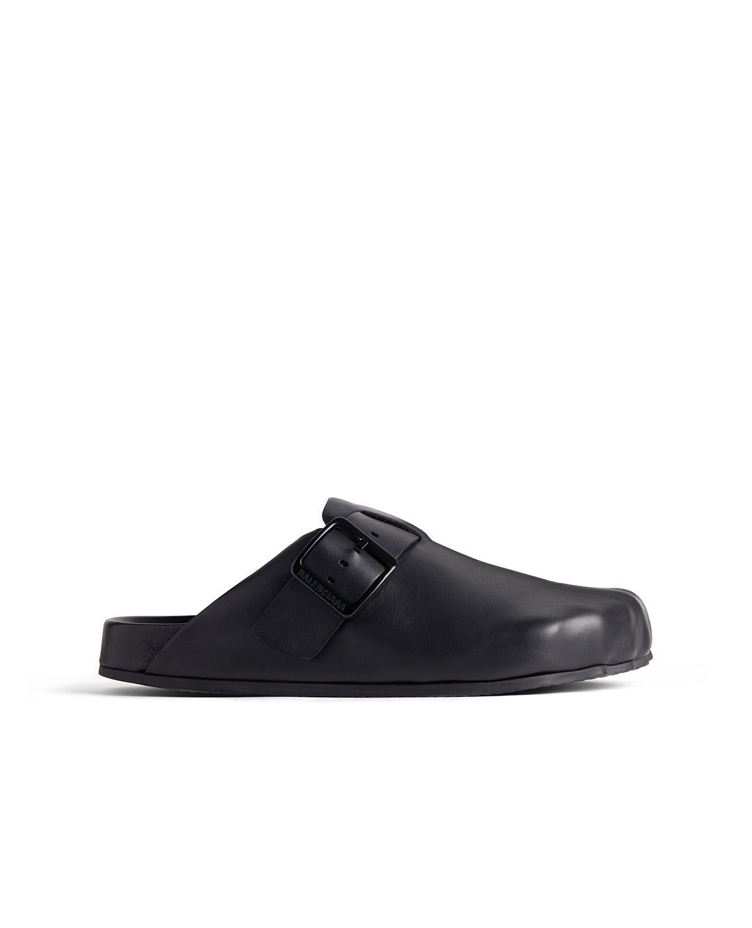 image of Balenciaga Sunday Leather Mules Size 43 in Black, Men's