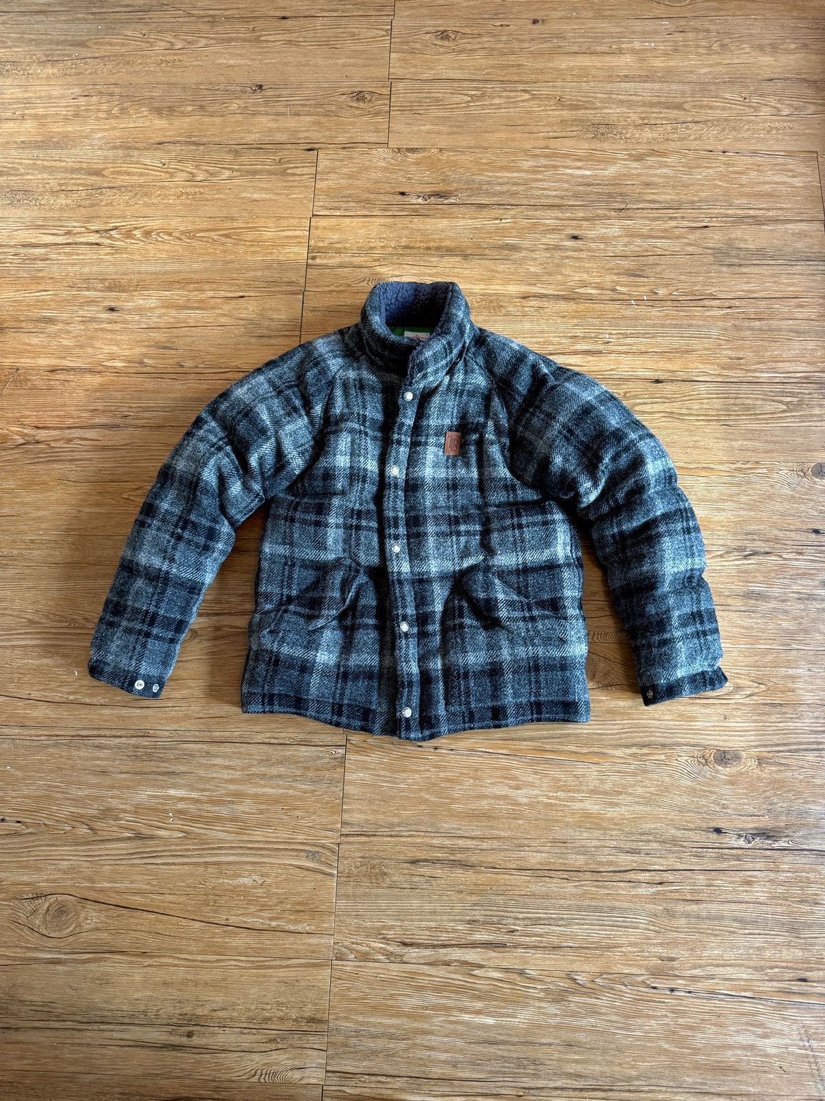 Bape Bape Harris Tweed Down Jacket Size US M / EU 48-50 / 2 - 1 Thumbnail