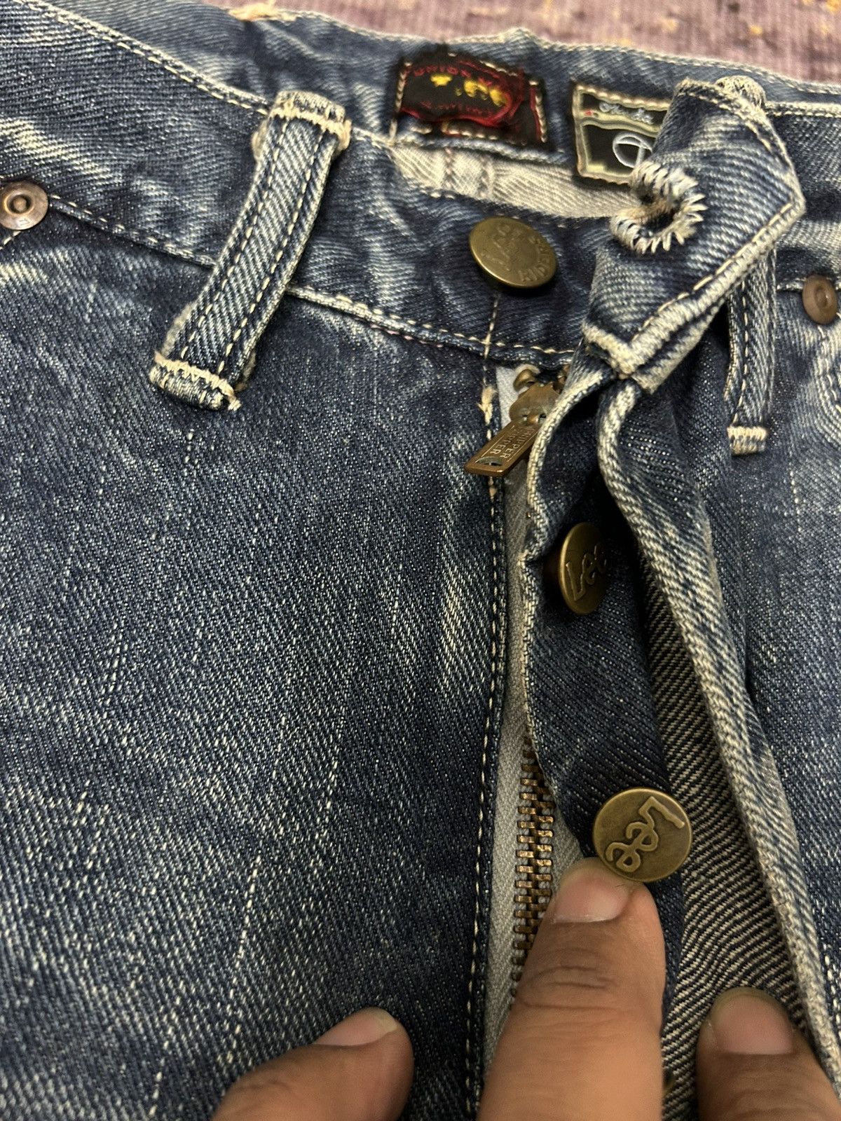 Lee Lee Riders X Okuda Japan Selvedge Jeans Size US 32 / EU 48 - 11 Thumbnail