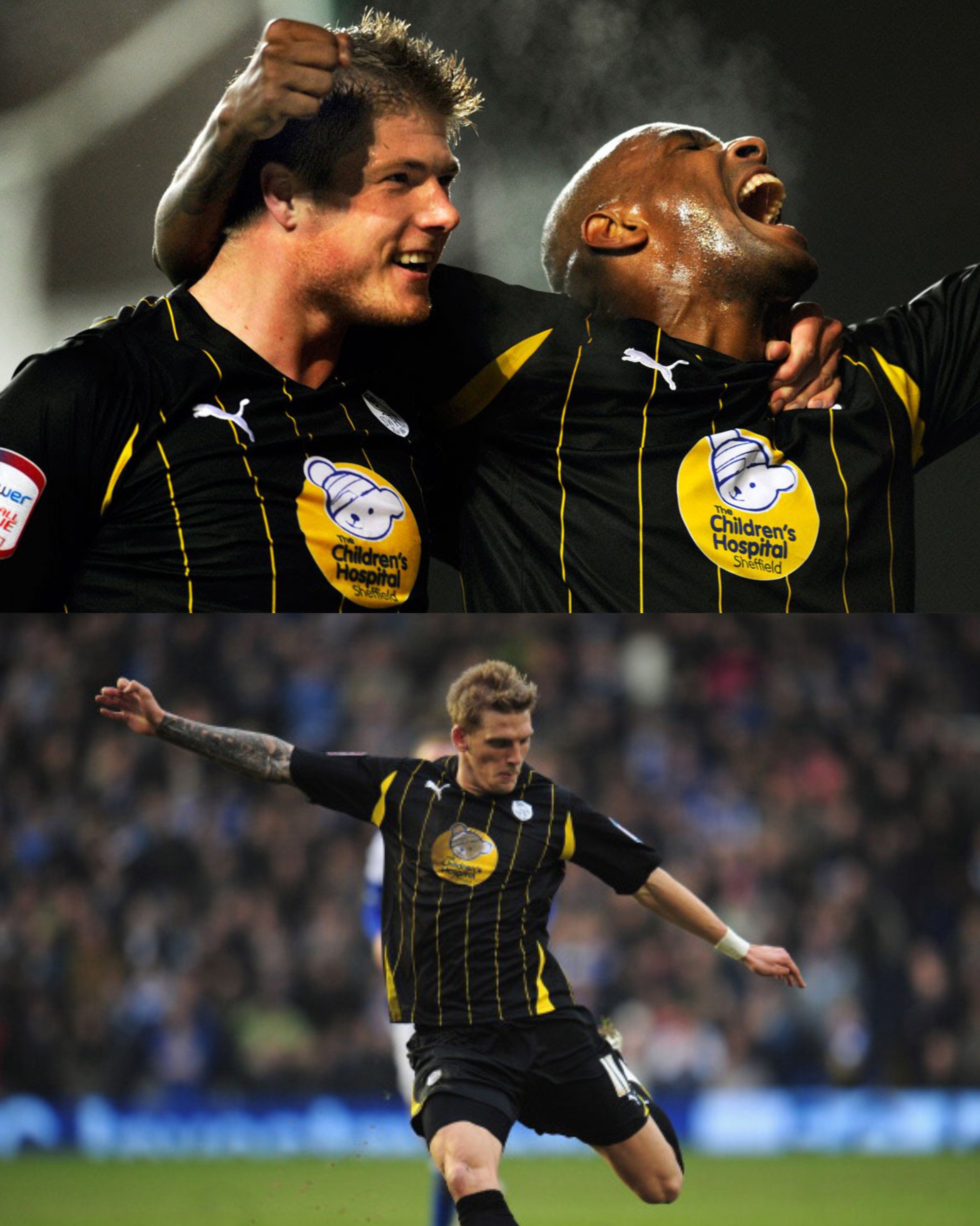 Puma Sheffield Wednesday Away Kit 2010 2011 Long Sleeve Size US L / EU 52-54 / 3 - 3 Thumbnail