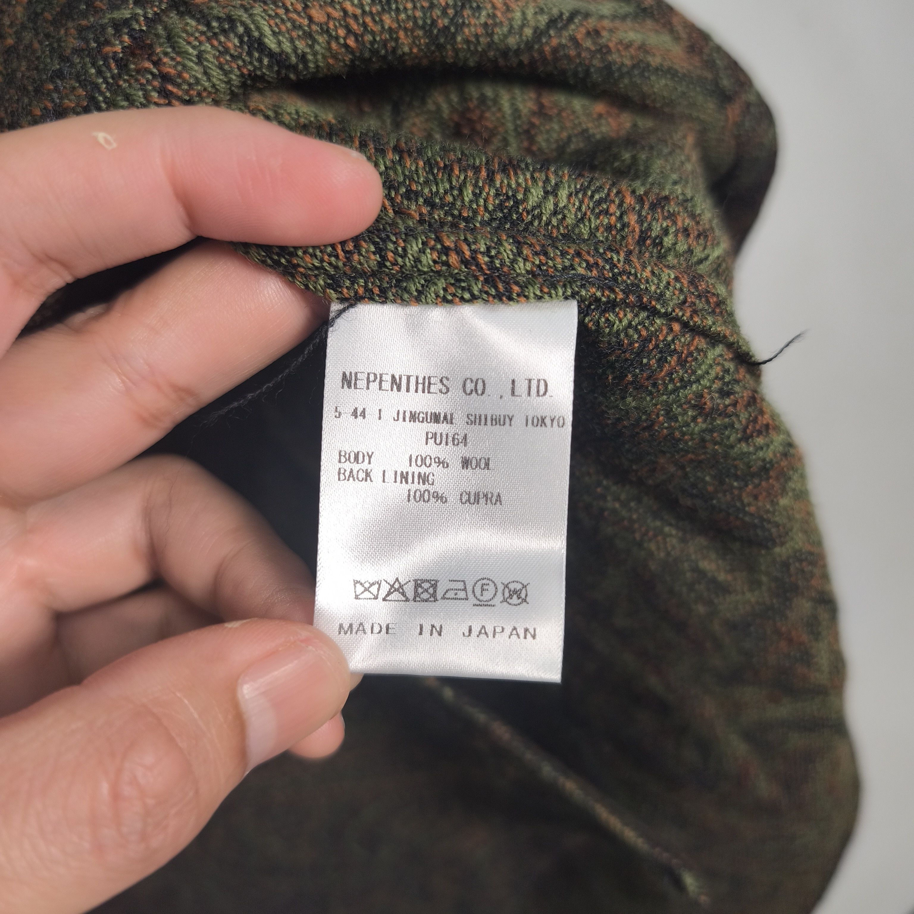 Needles Classic Shirt Green - Wool Paisley Jq. Size US M / EU 48-50 / 2 - 6 Thumbnail