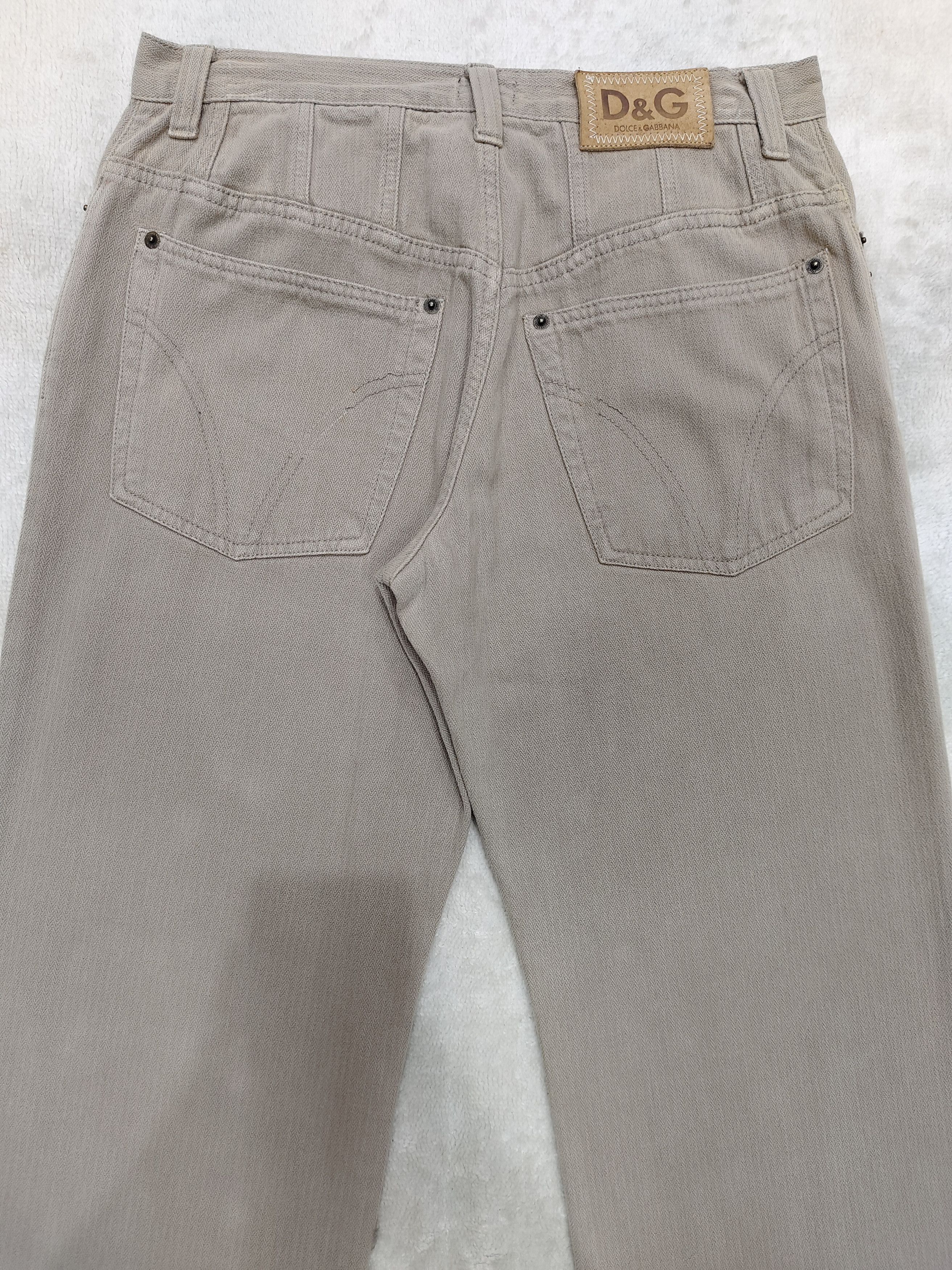 Dolce & Gabbana 💥 Dolce Gabbana Double Pocket Y2K Baggy Jeans Size US 31 - 5 Thumbnail