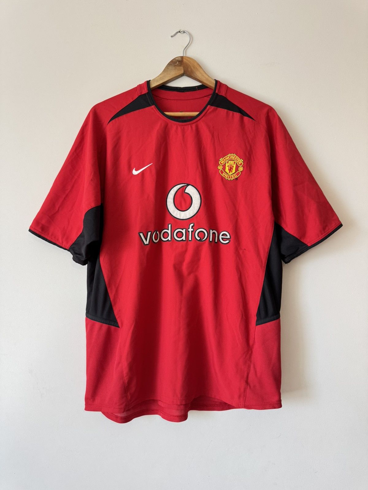 Vintage Manchester United 2002-2004 Home Soccer Jersey Shirt
