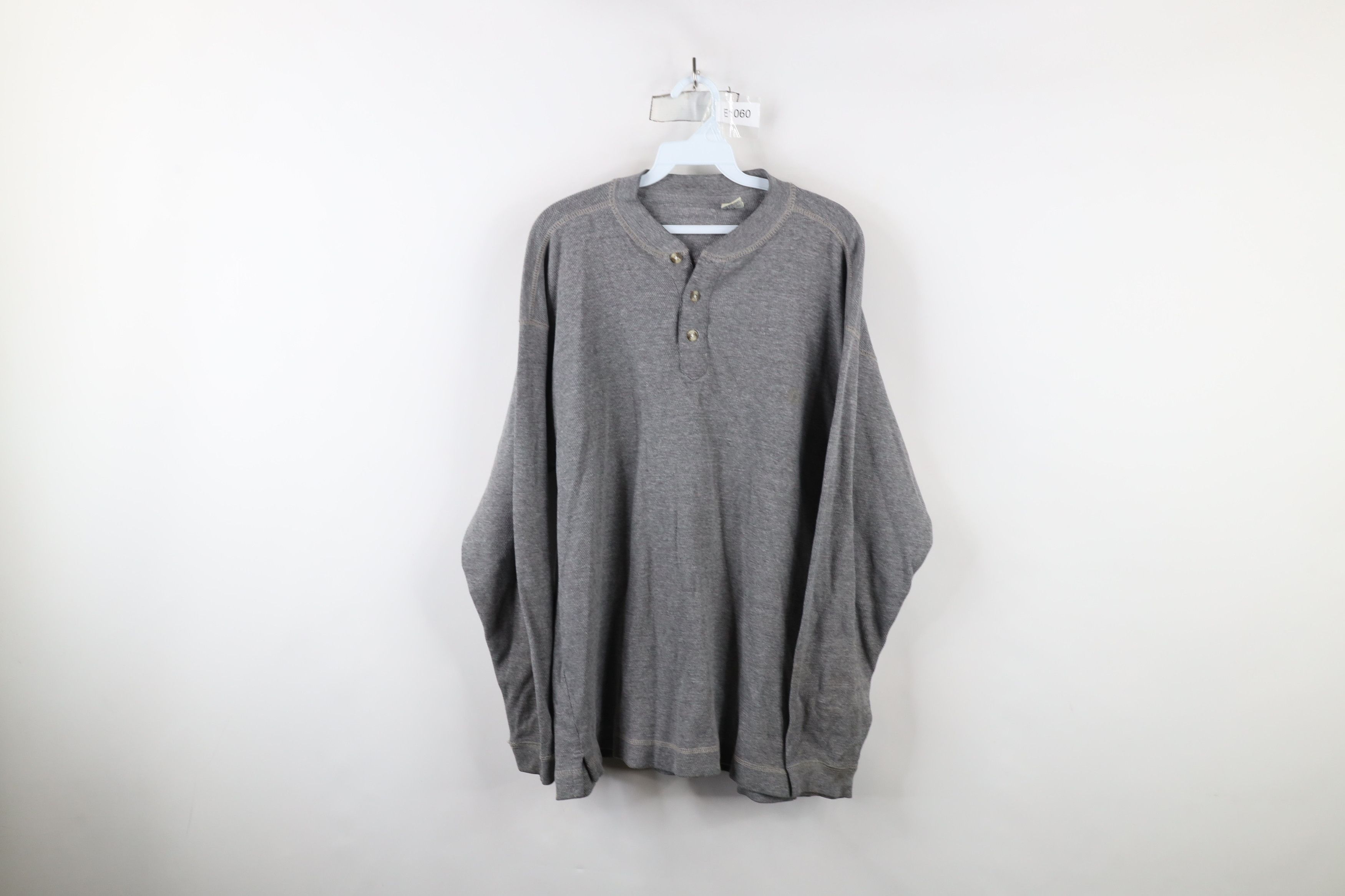 Vintage Vintage 90s Streetwear Knit Long Sleeve Henley T-Shirt Size US XL / EU 56 / 4 - 1 Thumbnail