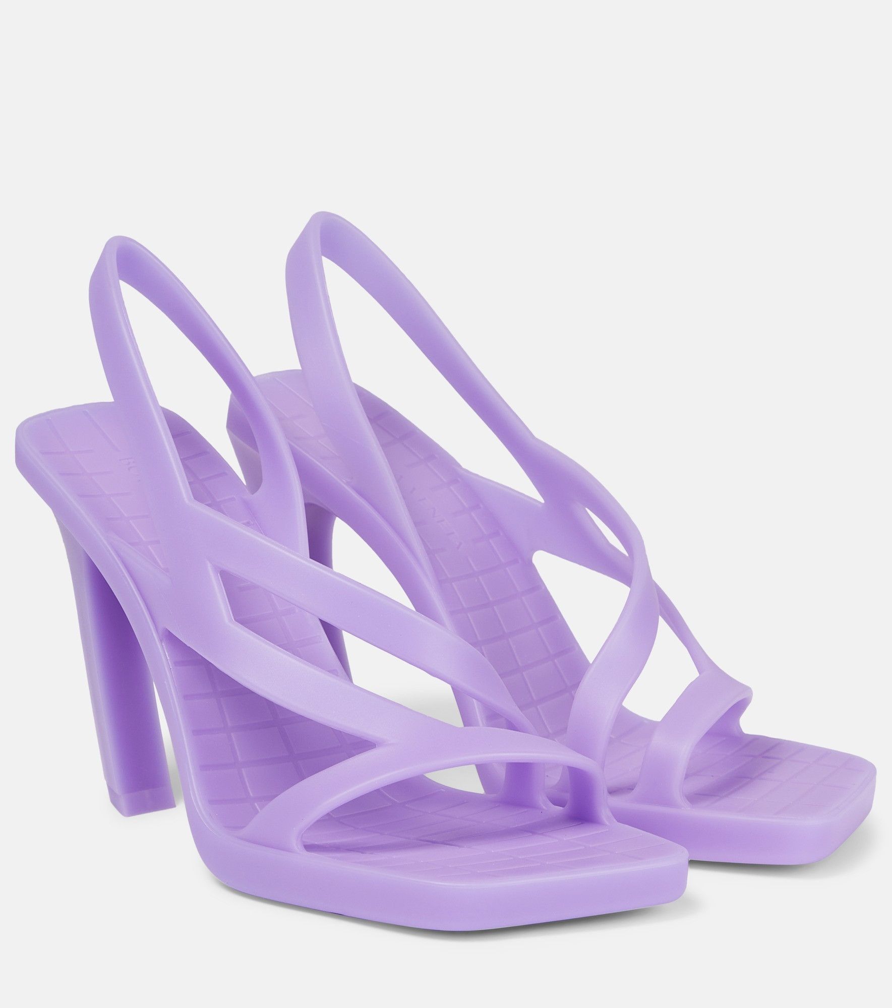 Bottega Veneta Jimbo slingback sandals Purple Size US 8 / IT 38 - 1 Thumbnail