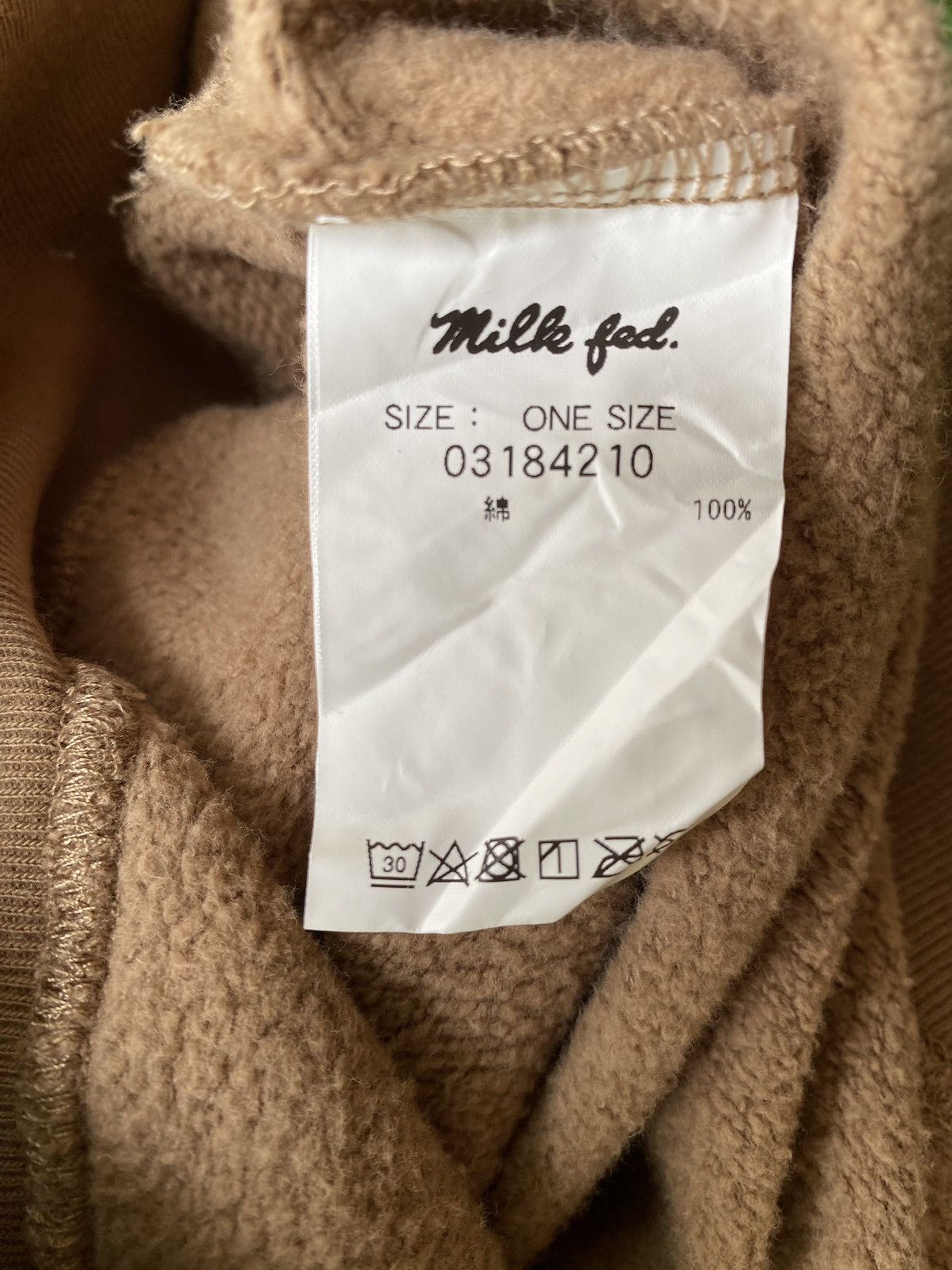 Japanese Brand Vintage Milkfed. Boxy Light Brown Pullover Hoodie Size US L / EU 52-54 / 3 - 7 Thumbnail