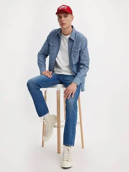 Levi's Levi’s 501 Slim Taper Fit Men's Jeans Size US 30 / EU 46 - 1 Preview