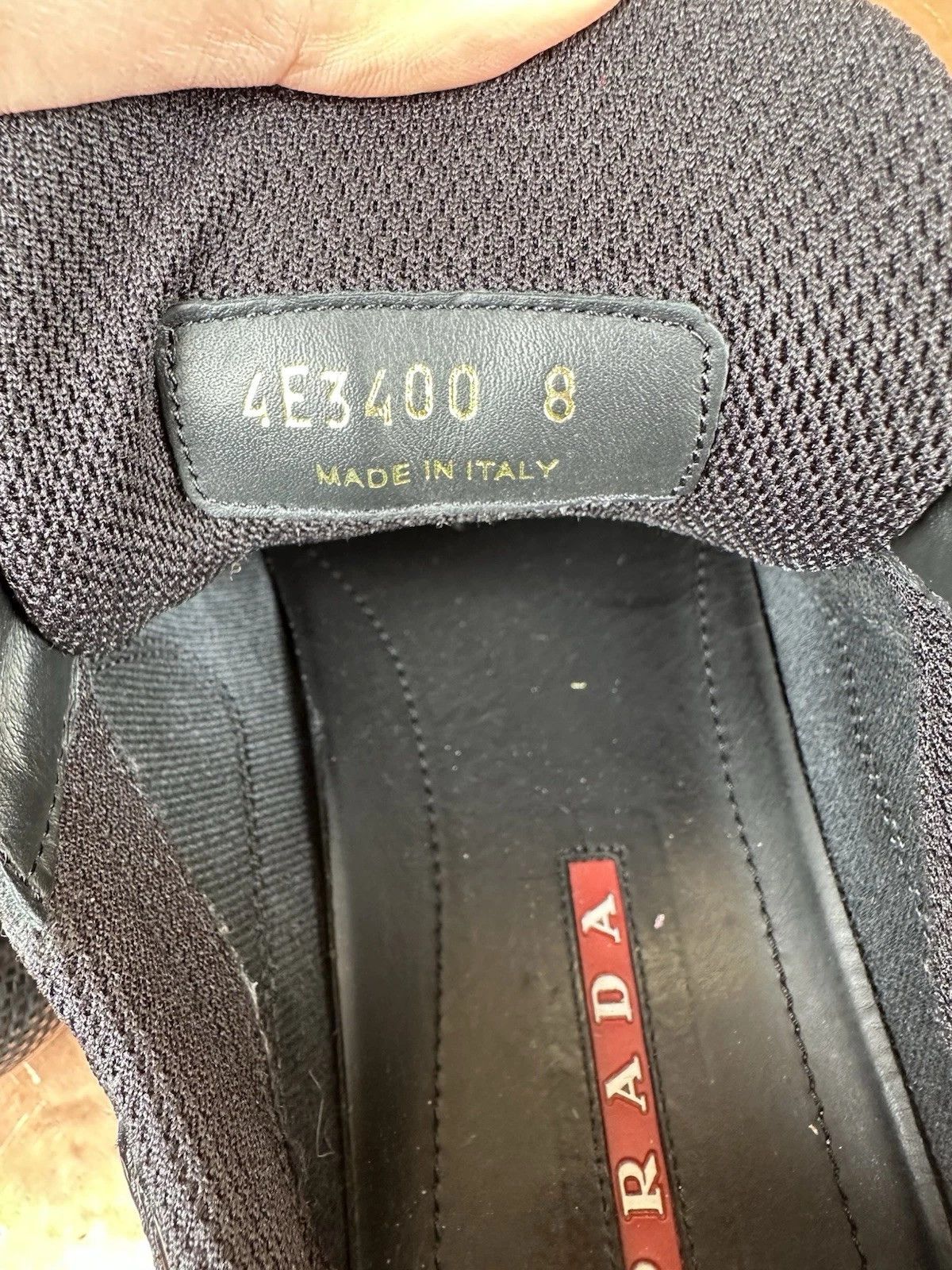 Prada Prada America's Cup Sneakers Red Black Patent 9 Low Size US 9 / EU 42 - 7 Thumbnail