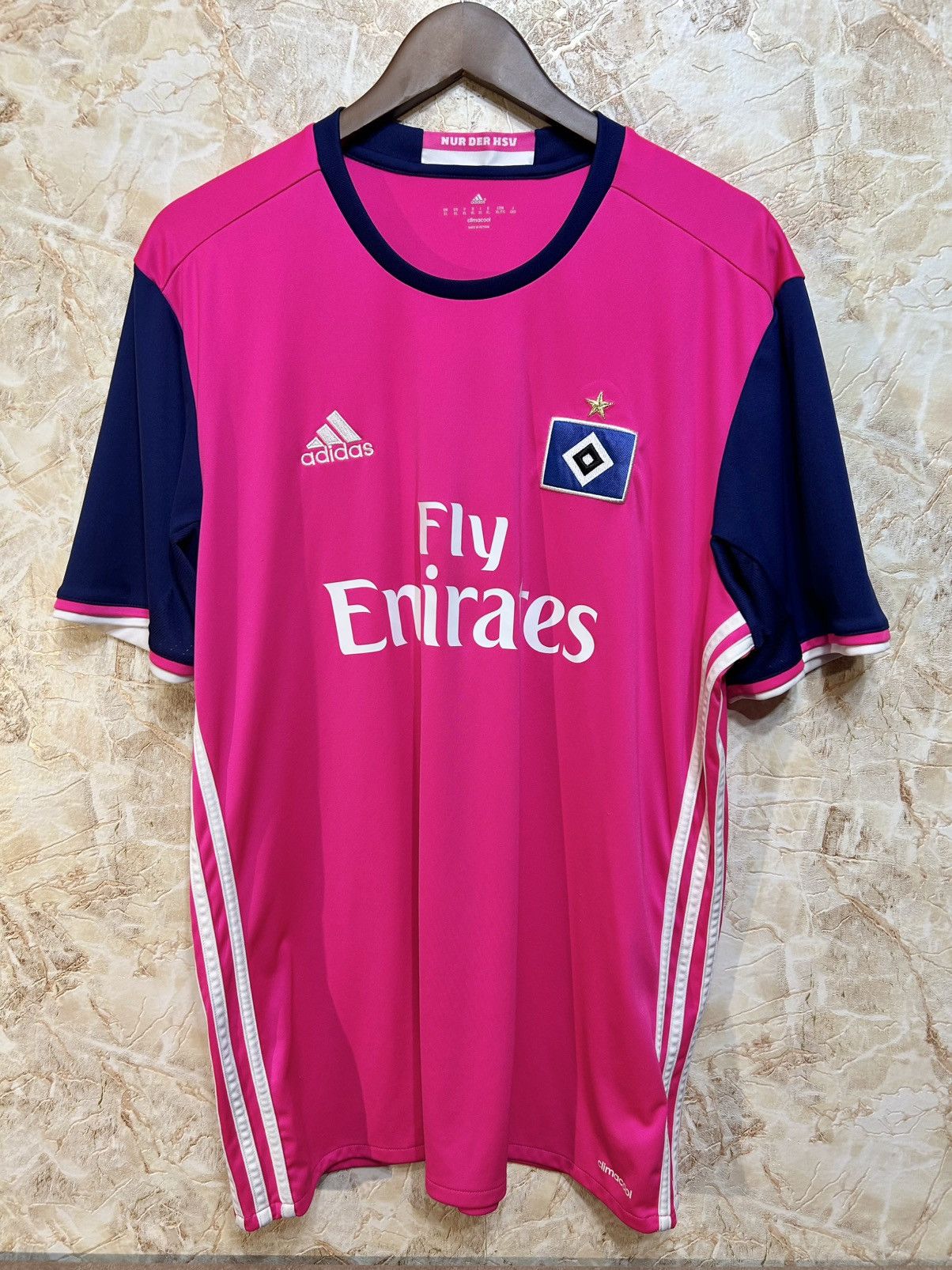 Adidas Hamburger SV 2016-2017 Soccer Jersey Adidas Football Shirt Size US XL / EU 56 / 4 - 1 Thumbnail