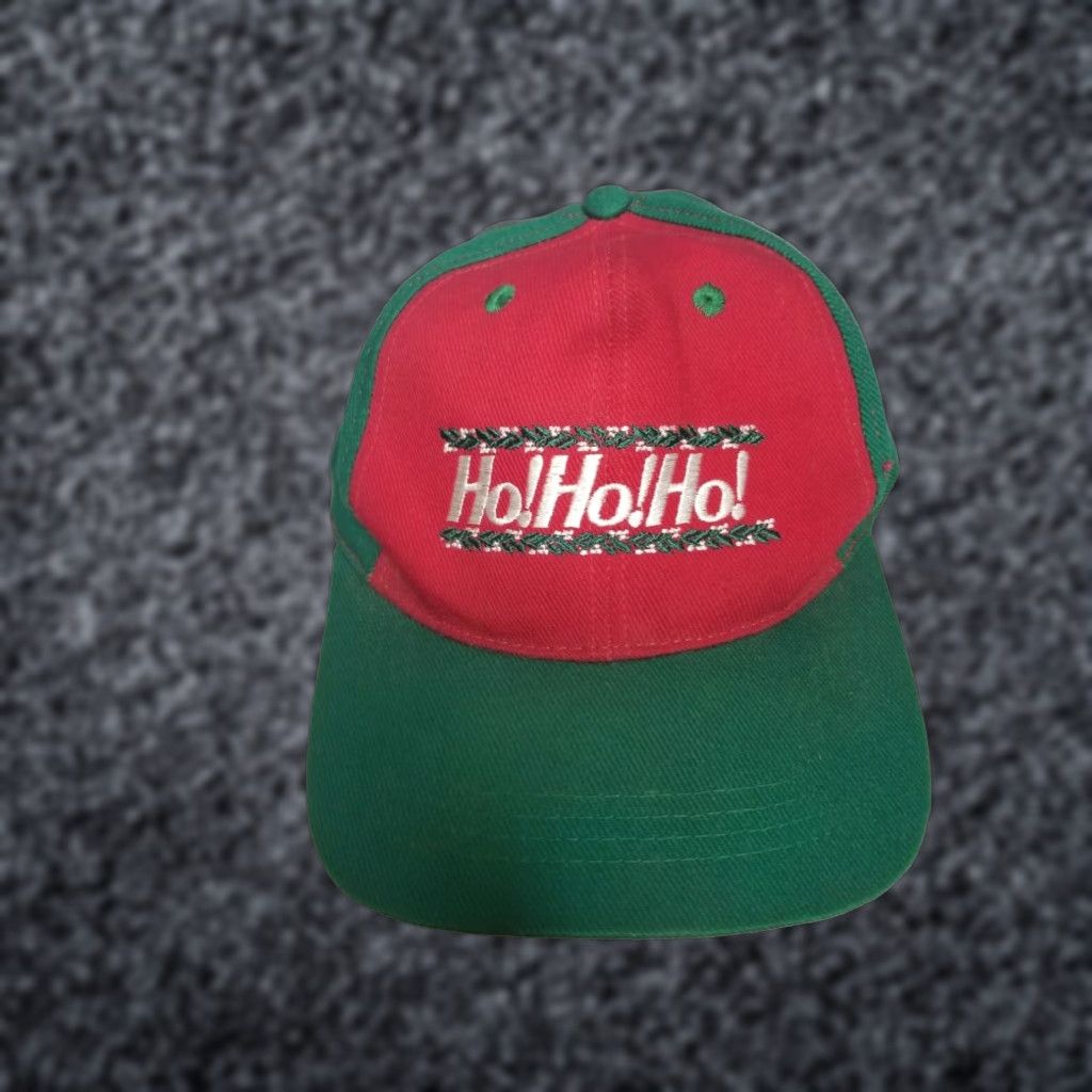 Vintage VINTAGE Santa Christmas Hat Baseball Cap Red One Size 90s Snapback Mens Size ONE SIZE - 1 Thumbnail