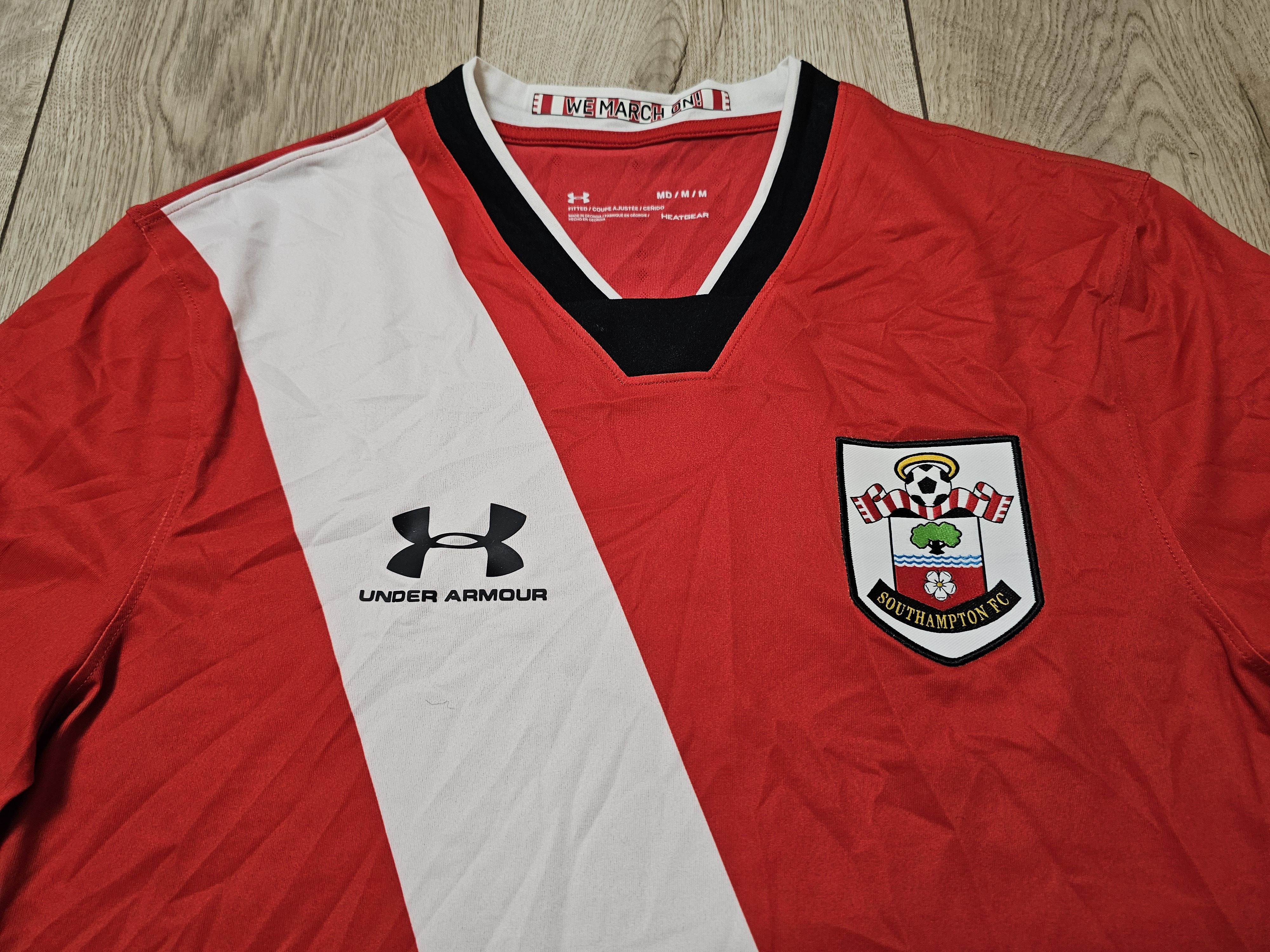 Under Armour SOUTHAMPTON 2020 2021 HOME FOOTBALL SHIRT SOCCER JERSEY Size US M / EU 48-50 / 2 - 3 Thumbnail