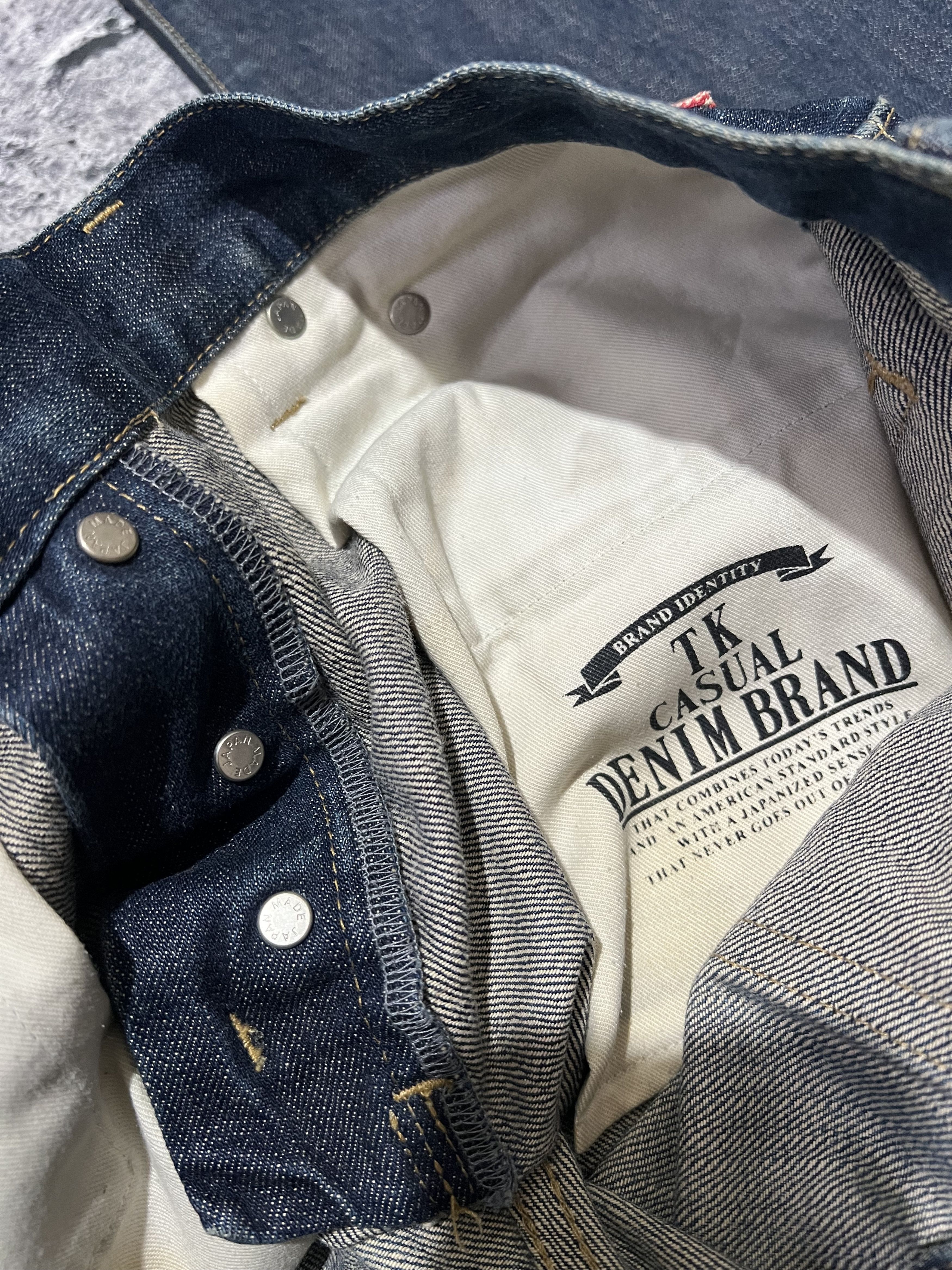 Japanese Brand 2000s Archival Takeo Kikuchi Hysteric Selvedge y2k Ifsix Size US 34 / EU 50 - 7 Thumbnail